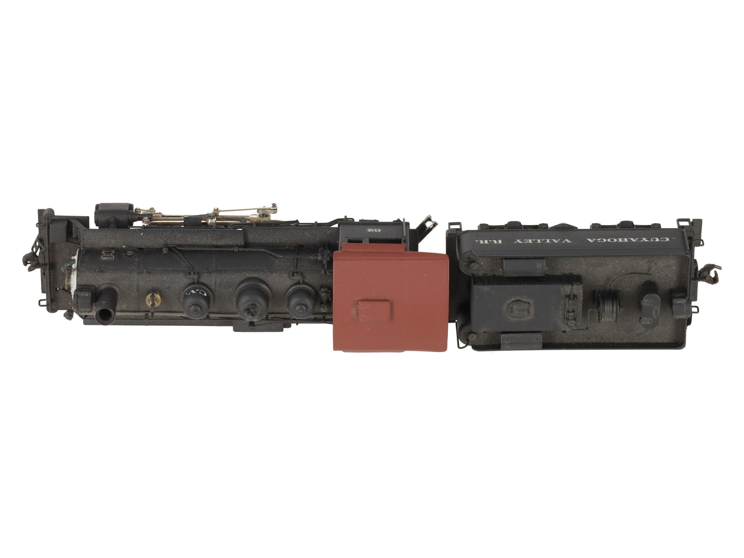 United Scale Models 105 HO Brass 2-6-2 Cuyahoga Valley RR Steam Loco -Painted/Box