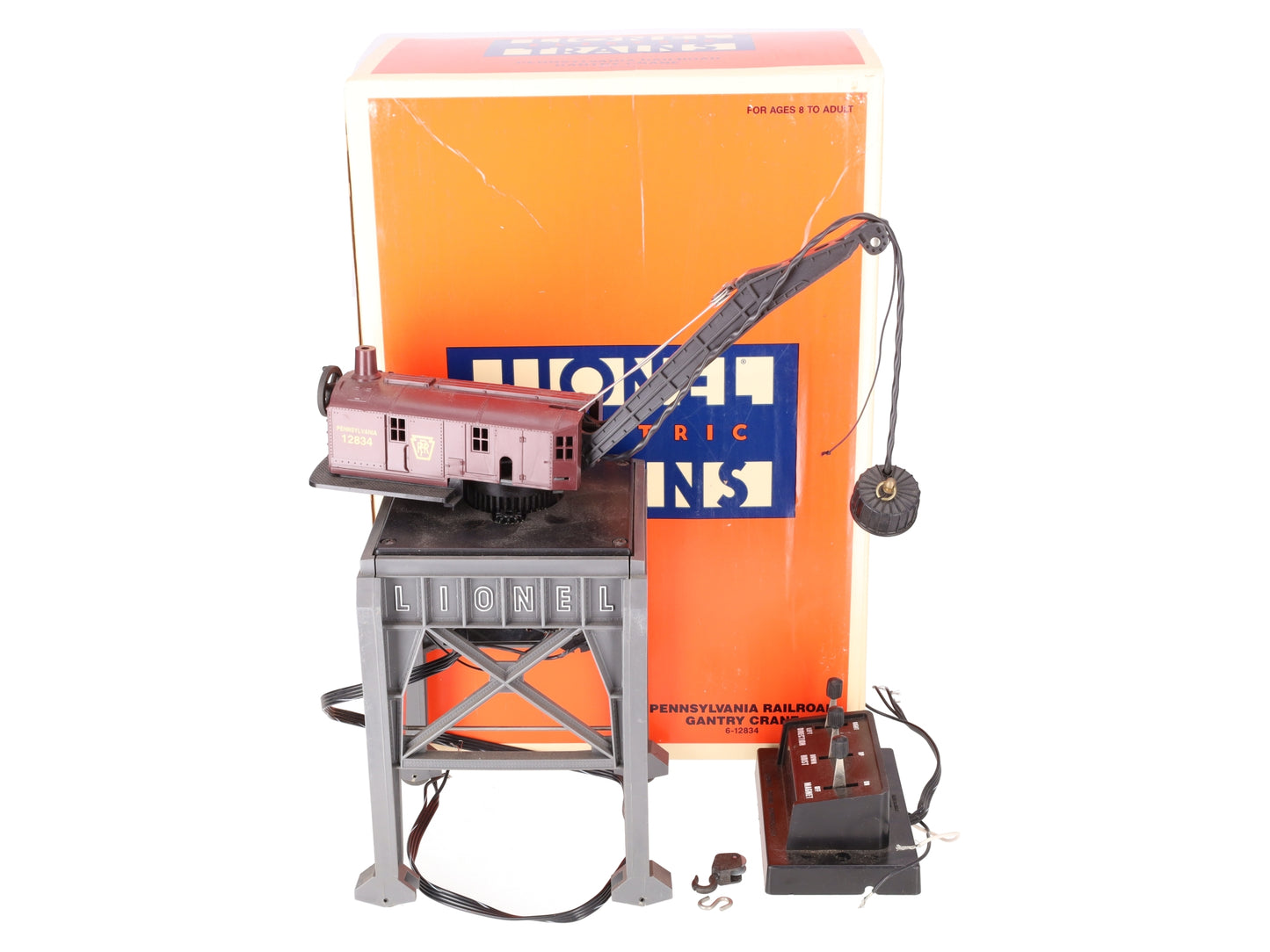 Lionel 6-12834 O Gauge Pennsylvania Railroad Gantry Crane VG/Box