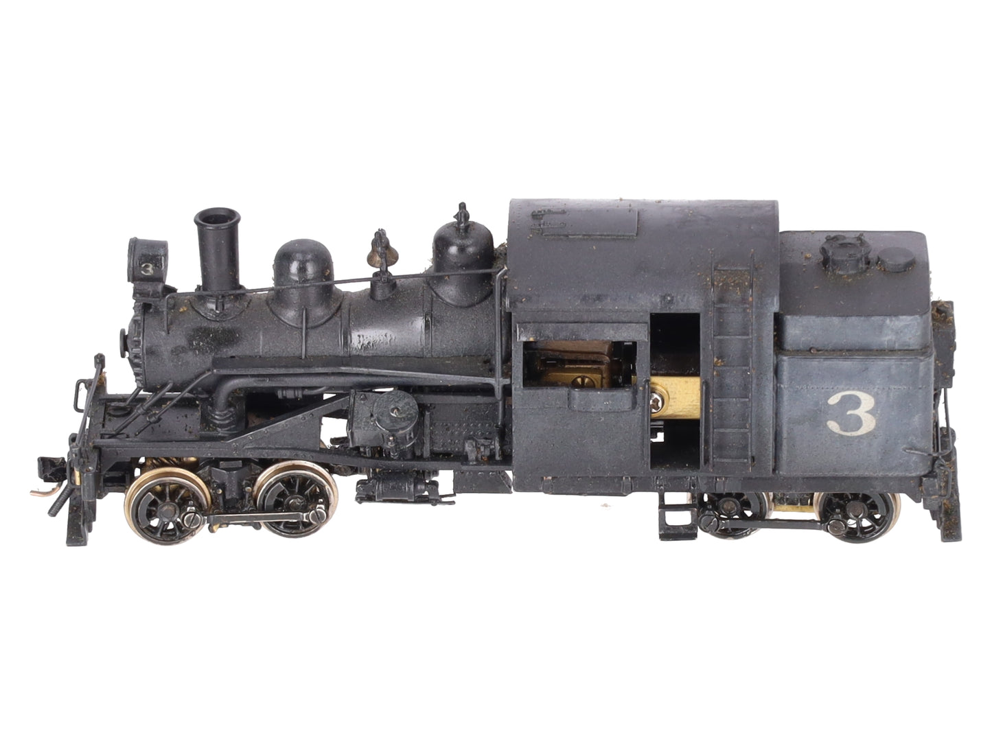 Westside Model Co. No.3 BRASS HON3 Scale Heisler Steam Locomotive EX/Box