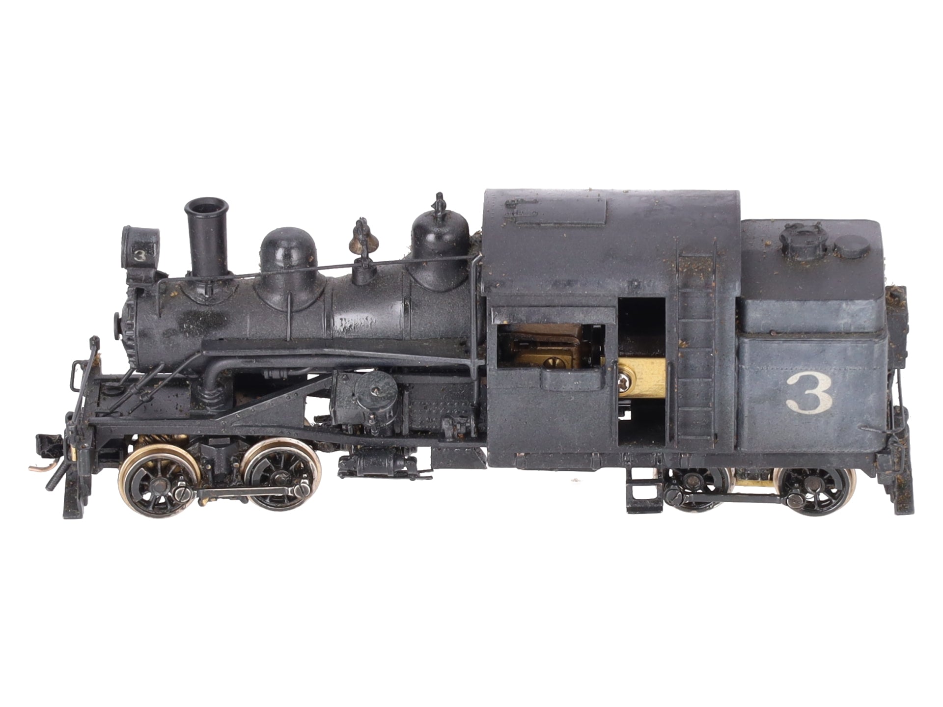 Westside Model Co. No.3 BRASS HON3 Scale Heisler Steam Locomotive EX/Box