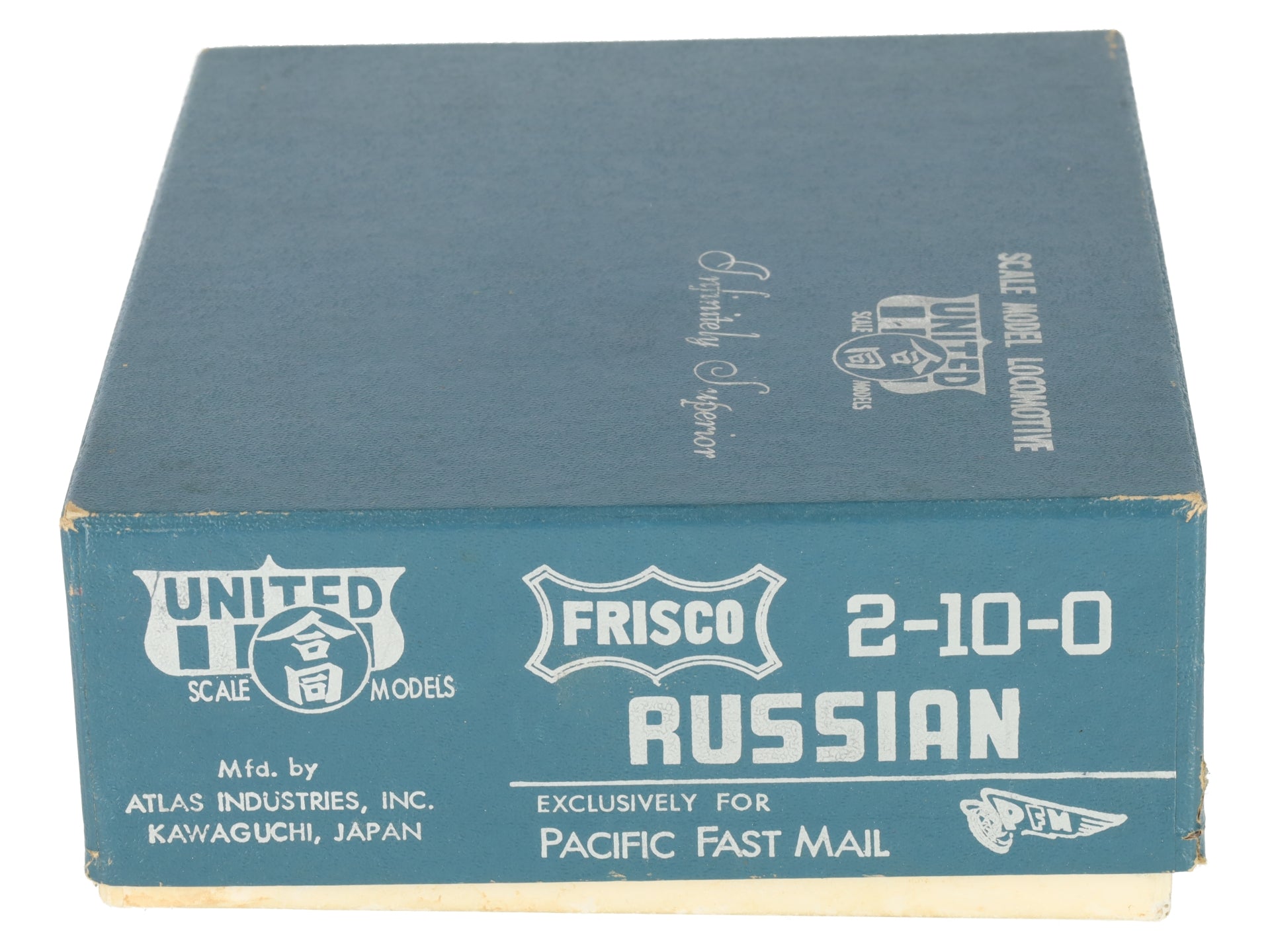 United Scale Models HO BRASS Frisco 2-10-0 Russian Steam Engine #1801- Custom/Box