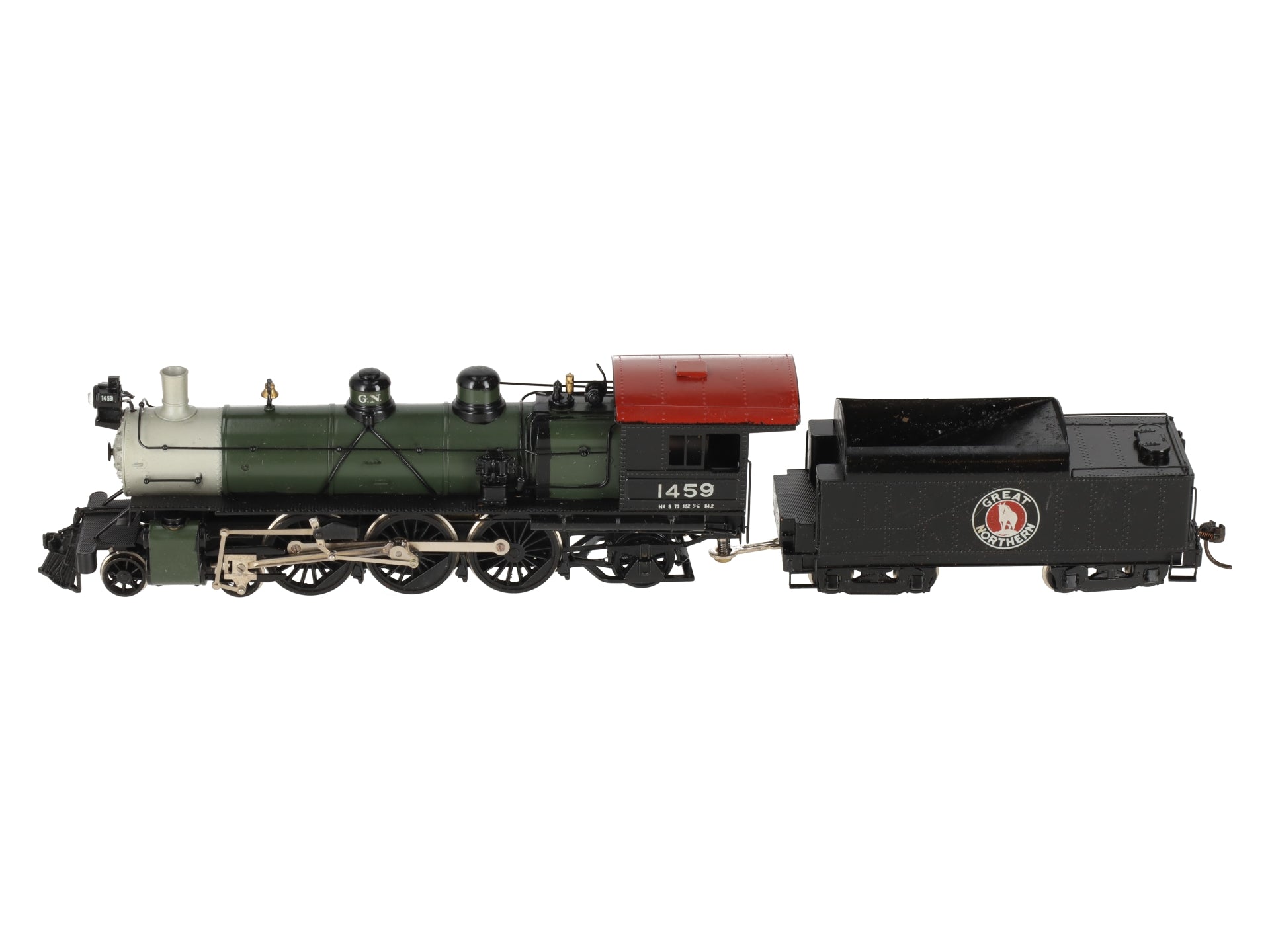Westside Model Co. HO BRASS Great Northern 4-6-2 H-4 Steam Locomotive -Painted/Box