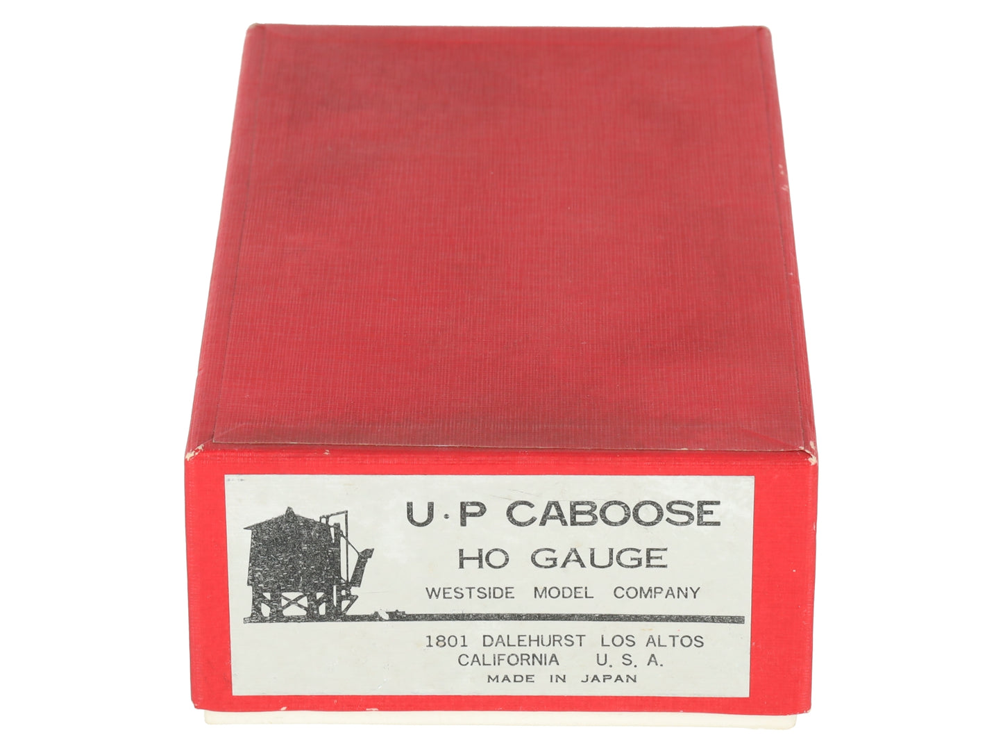 Westside Model Co. HO Scale BRASS Union Pacific Caboose - Painted/Box