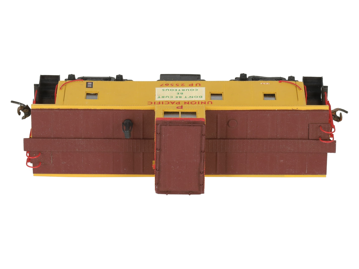 Westside Model Co. HO Scale BRASS Union Pacific Caboose - Painted/Box