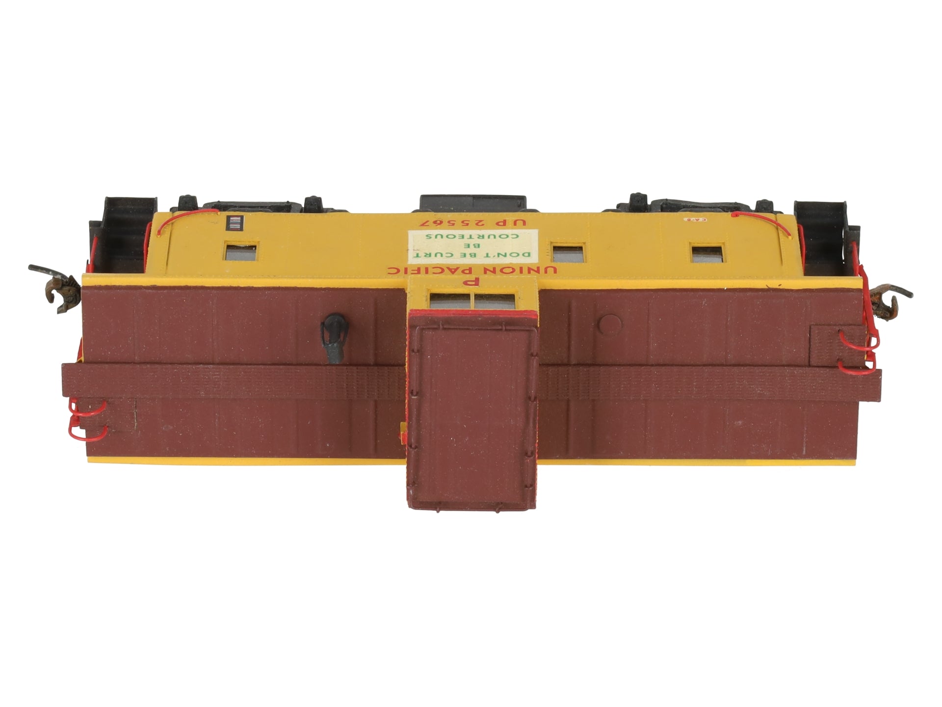 Westside Model Co. HO Scale BRASS Union Pacific Caboose - Painted/Box