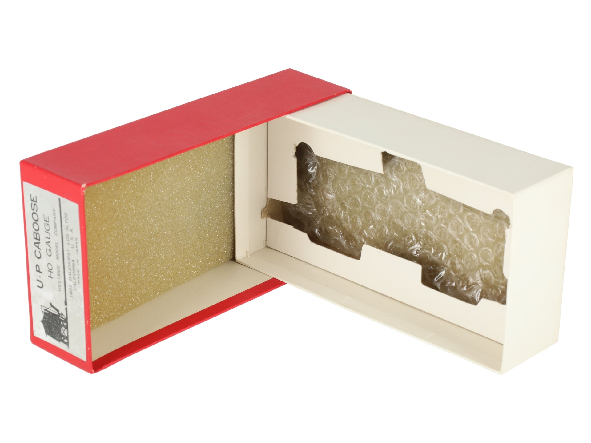 Westside Model Co. HO Scale BRASS Union Pacific Caboose - Painted/Box