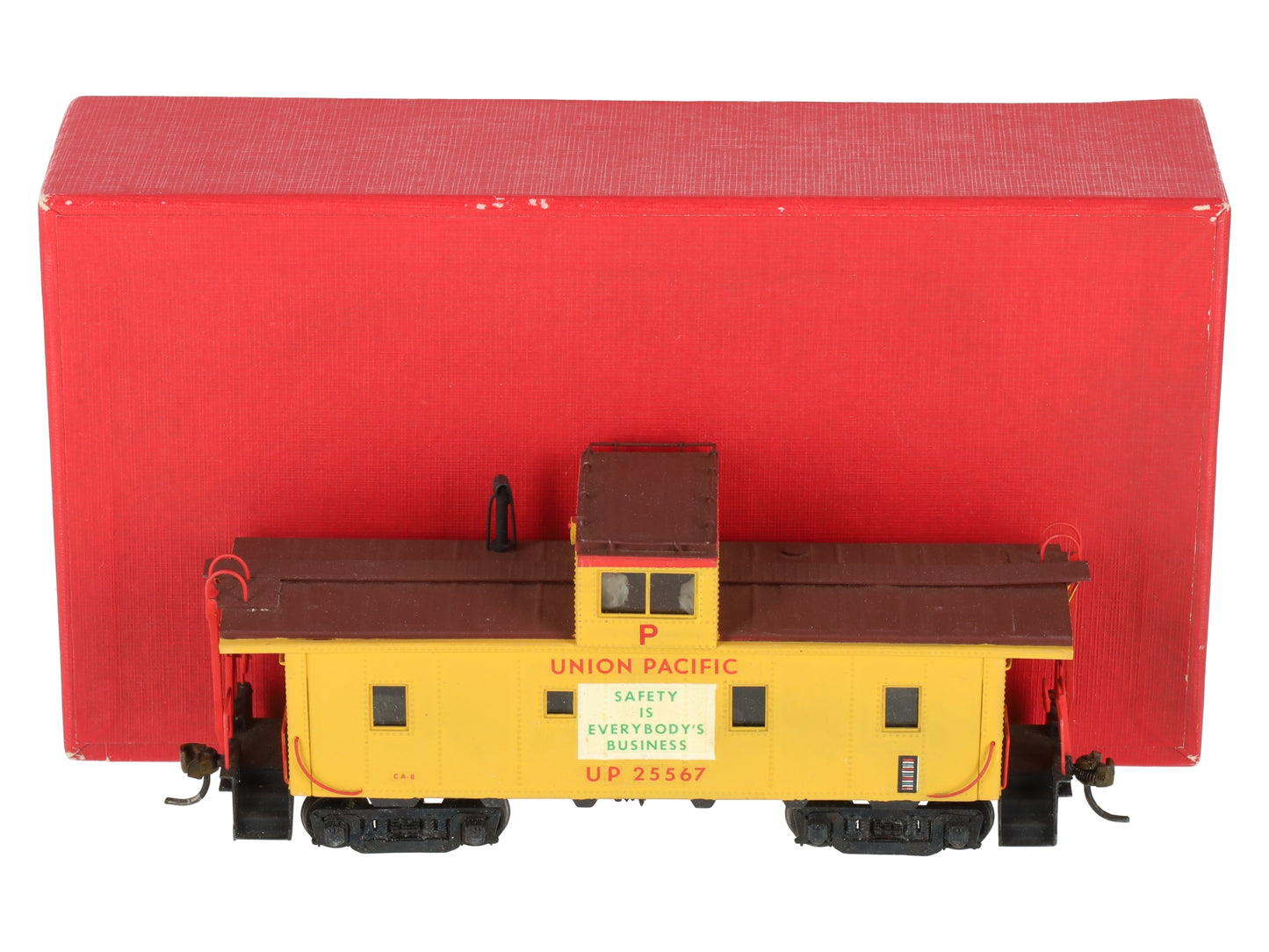 Westside Model Co. HO Scale BRASS Union Pacific Caboose - Painted/Box