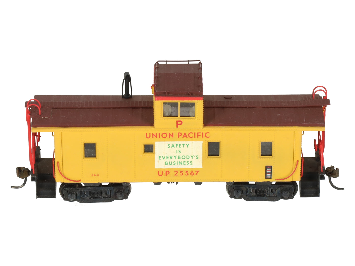 Westside Model Co. HO Scale BRASS Union Pacific Caboose - Painted/Box