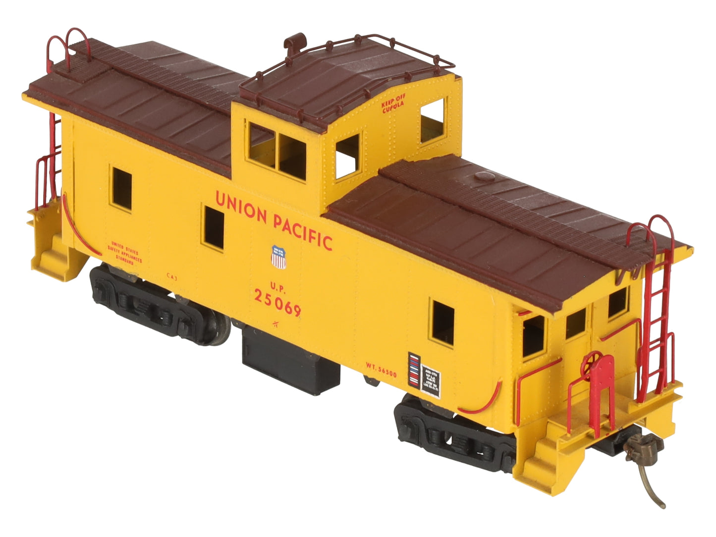 Balboa HO Scale BRASS Union Pacific CA-4 Caboose - Painted/Box