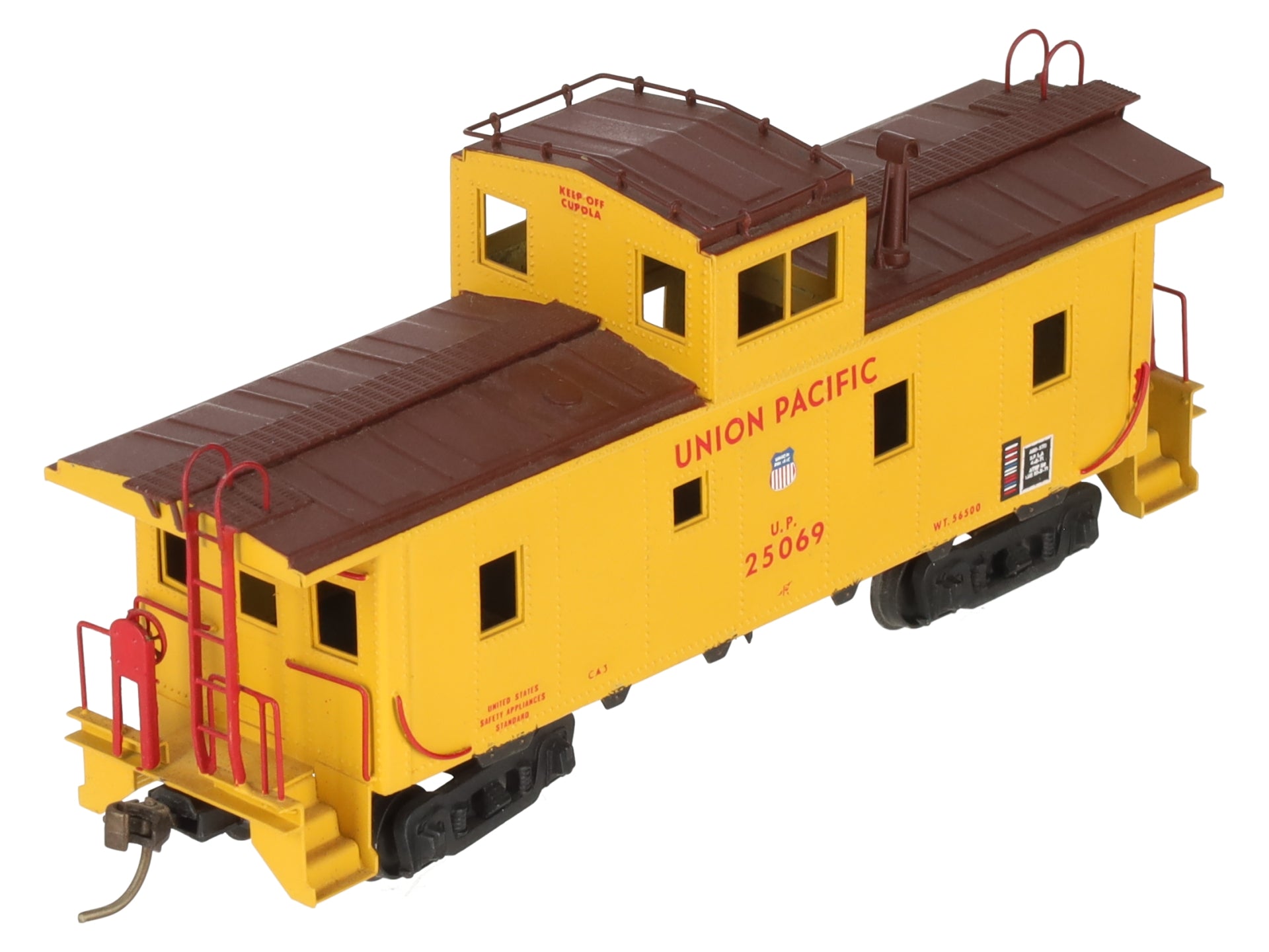 Balboa HO Scale BRASS Union Pacific CA-4 Caboose - Painted/Box