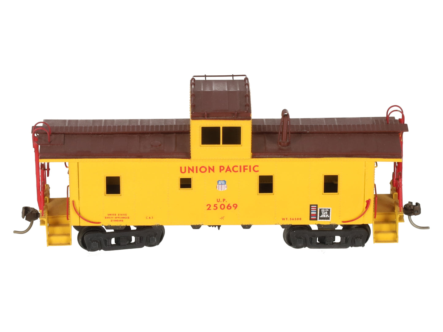 Balboa HO Scale BRASS Union Pacific CA-4 Caboose - Painted/Box