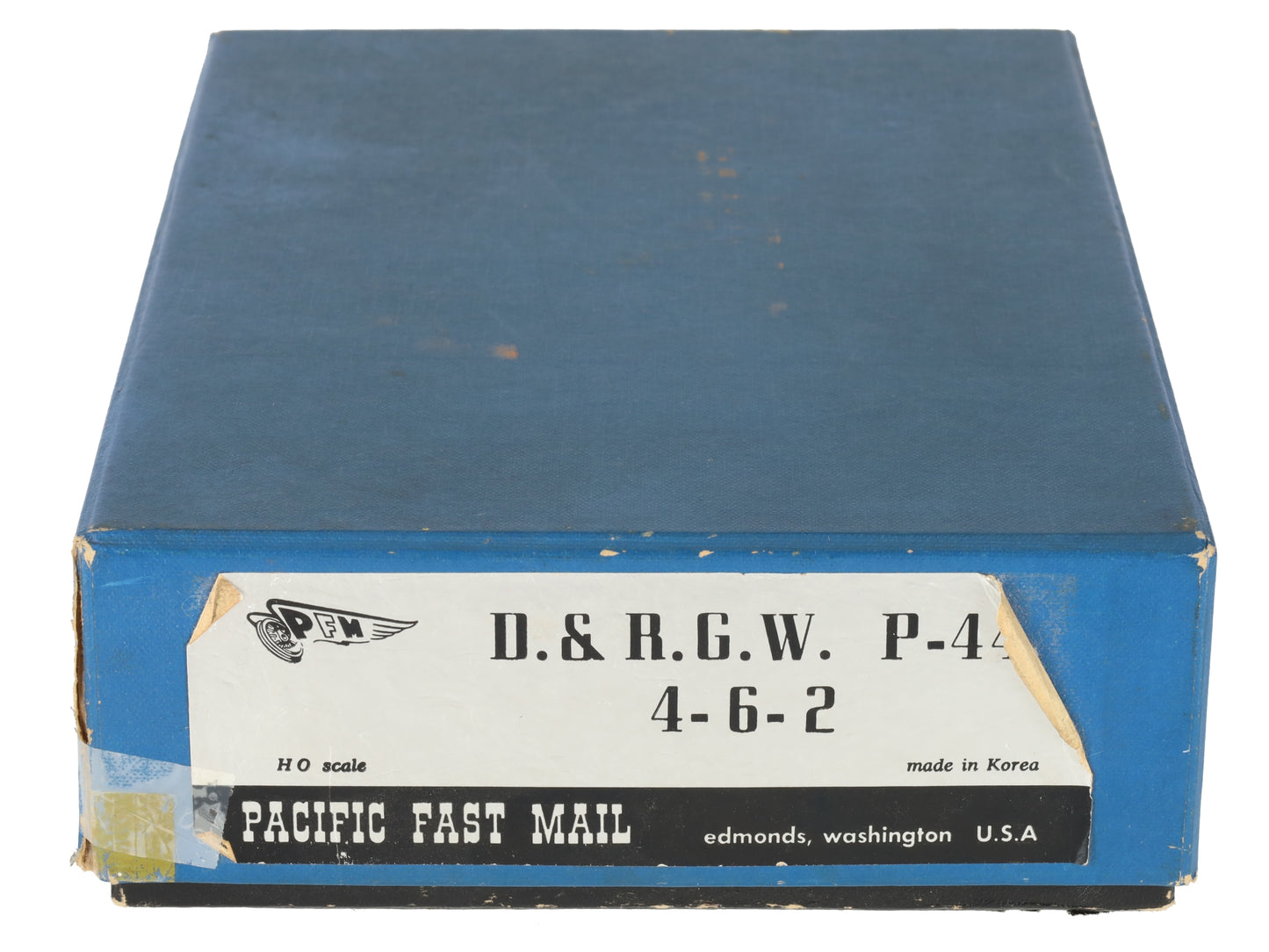 PFM HO Scale BRASS D&RGW P-44 4-6-2 Steam Loco & Tender #804 - Painted/Box