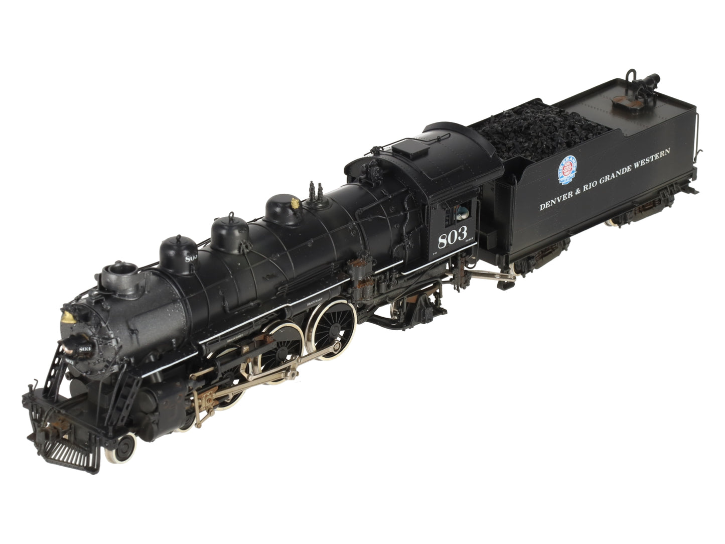 PFM HO Scale BRASS D&RGW P-44 4-6-2 Steam Loco & Tender #804 - Painted/Box