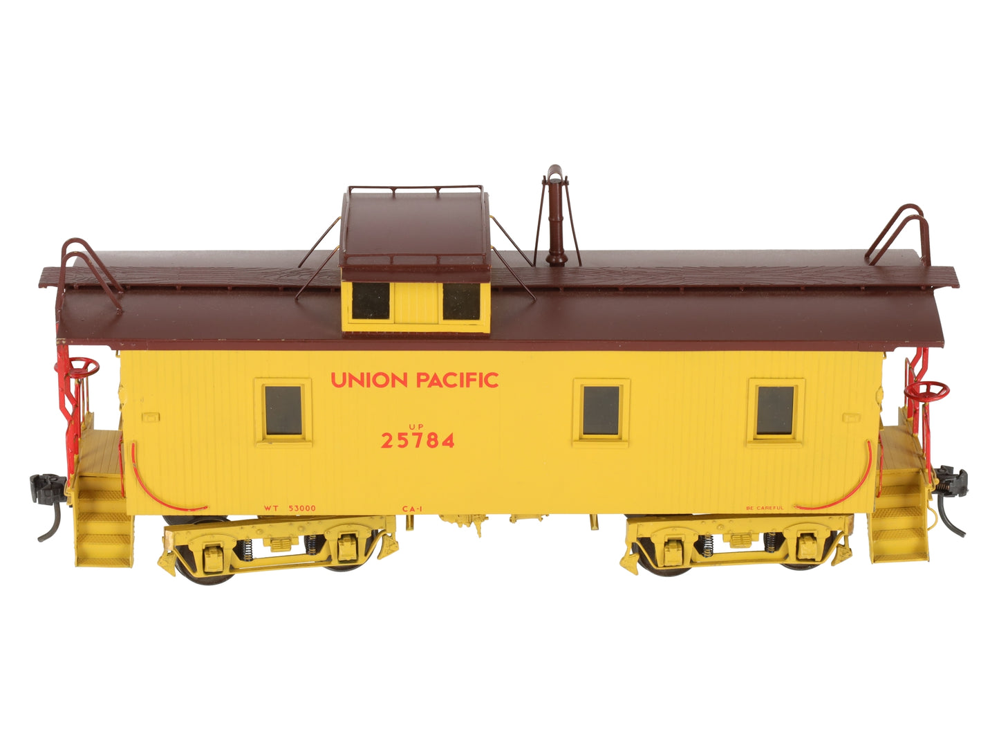 Sunset Models O Scale Brass Union Pacific CA-1 Wood Caboose #25784 (2-Rail) EX/Box