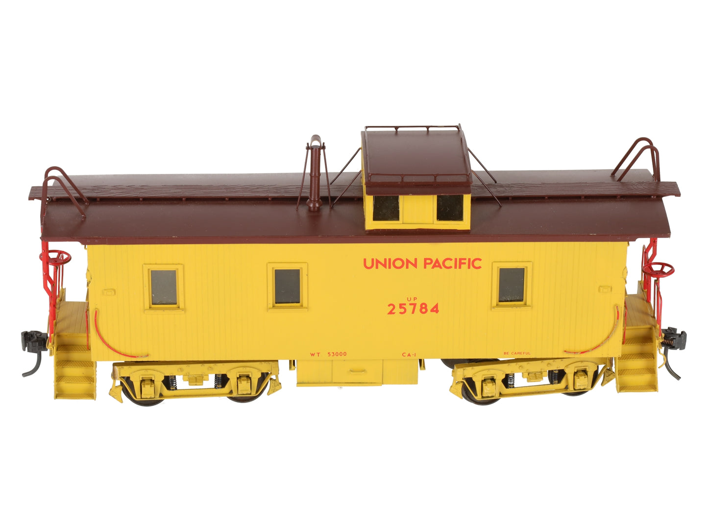 Sunset Models O Scale Brass Union Pacific CA-1 Wood Caboose #25784 (2-Rail) EX/Box