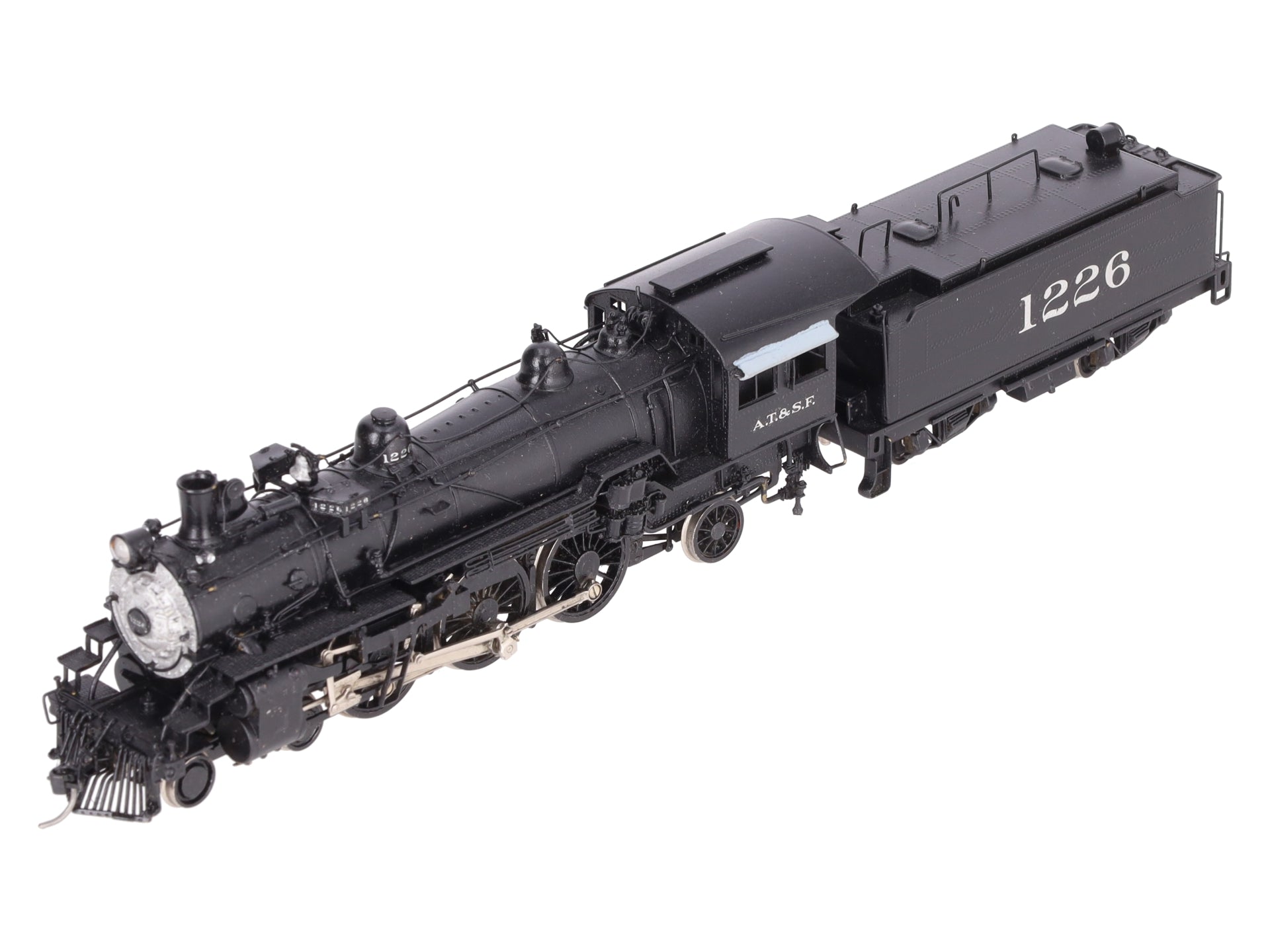 Key Imports 1226 HO BRASS ATSF 4-6-2 Steam Locomotive & Tender #1226 - Custom