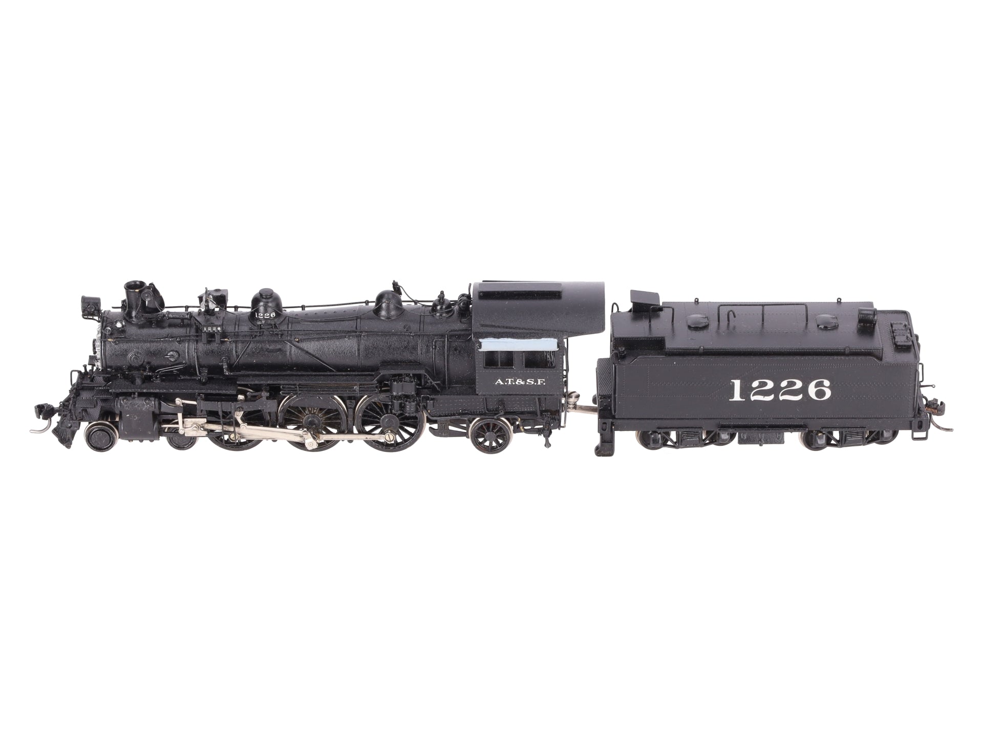 Key Imports 1226 HO BRASS ATSF 4-6-2 Steam Locomotive & Tender #1226 - Custom