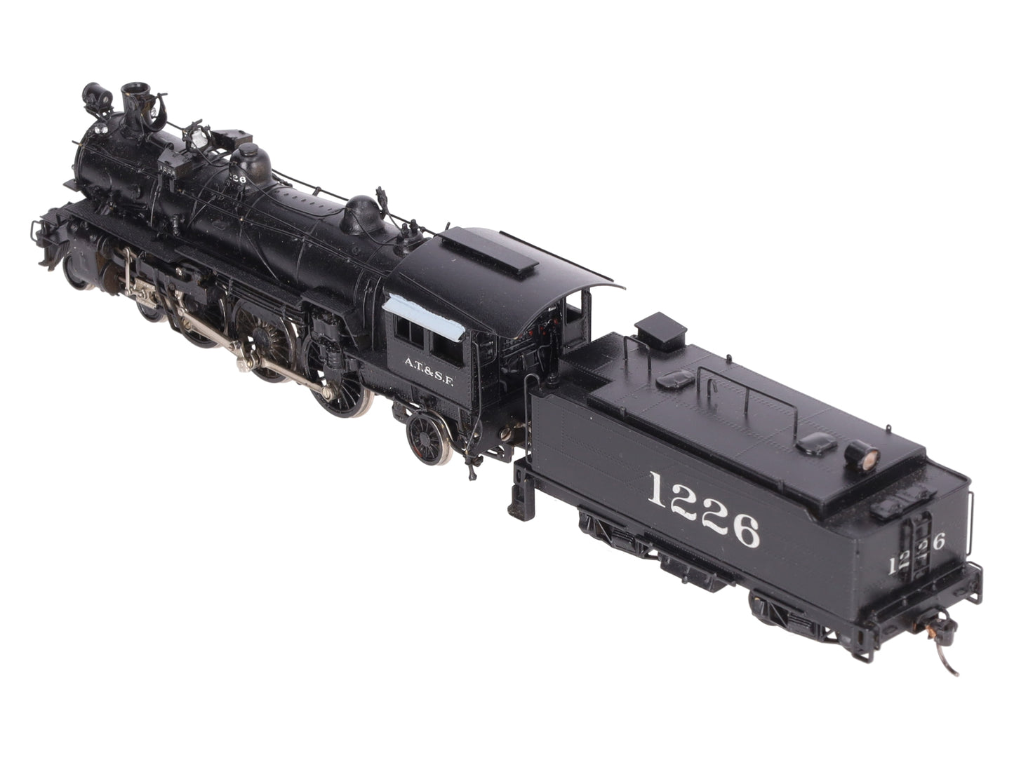 Key Imports 1226 HO BRASS ATSF 4-6-2 Steam Locomotive & Tender #1226 - Custom