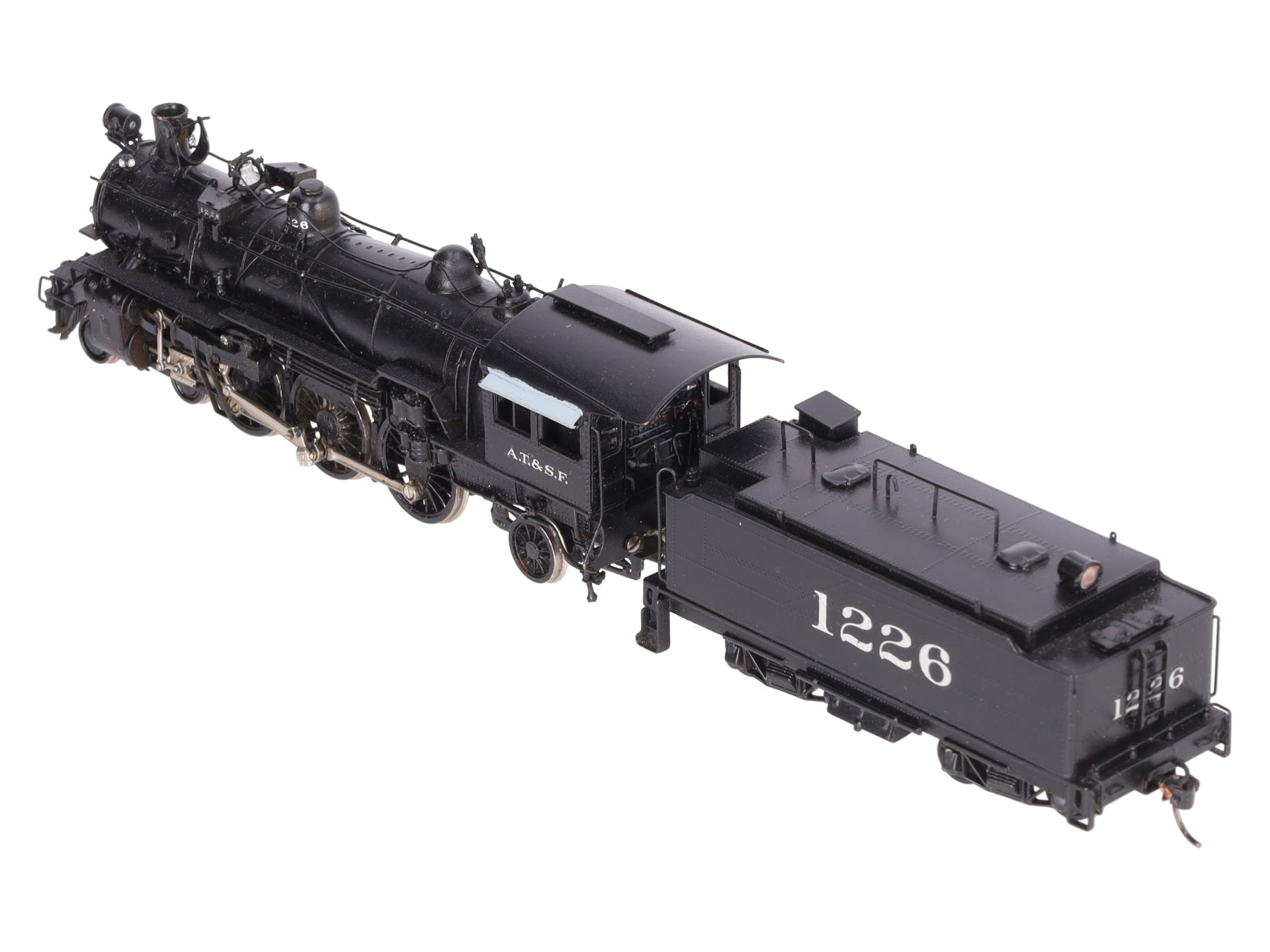 Key Imports 1226 HO BRASS ATSF 4-6-2 Steam Locomotive & Tender #1226 - Custom