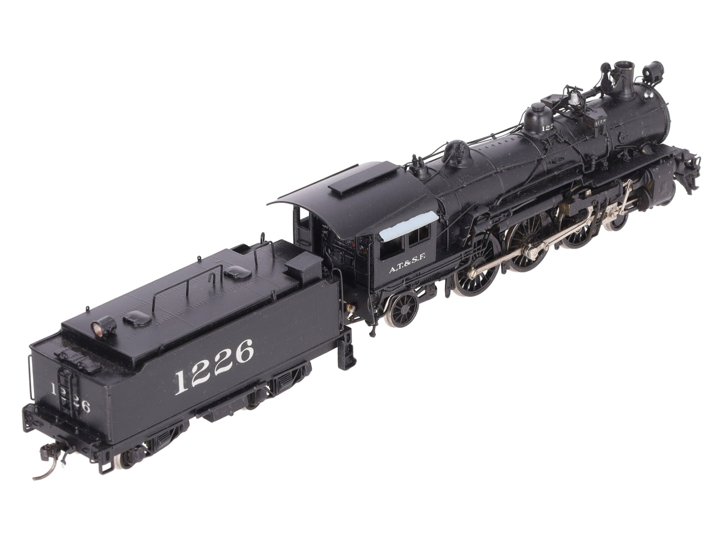 Key Imports 1226 HO BRASS ATSF 4-6-2 Steam Locomotive & Tender #1226 - Custom