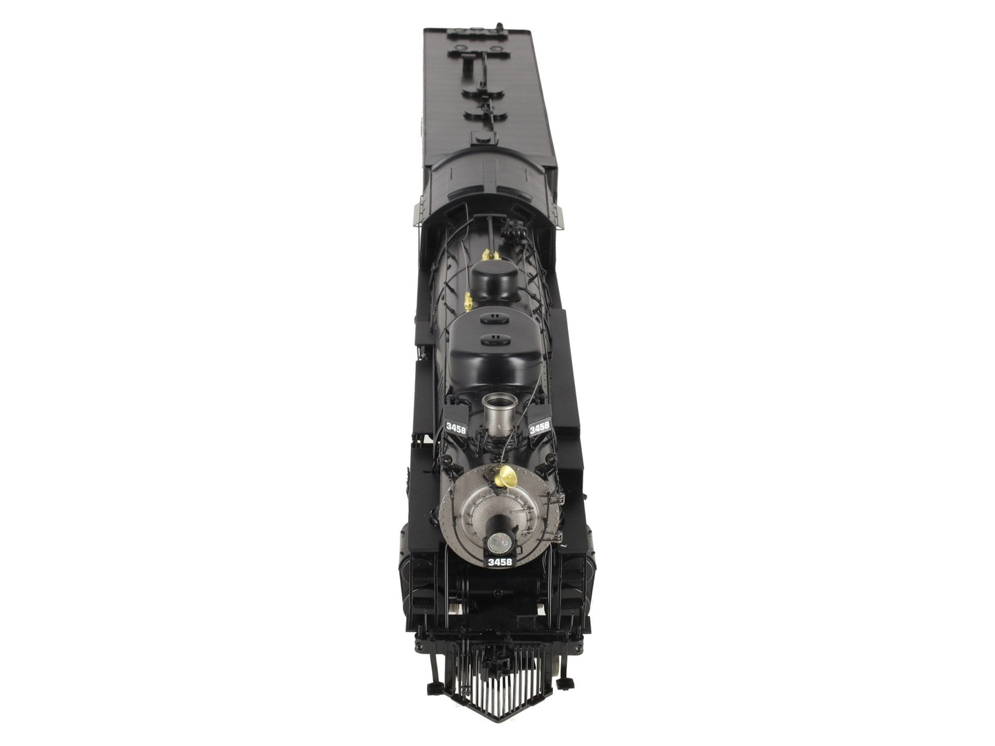 Pecos River 4010P O Brass Santa Fe 4-6-4 Steam Loco & Tender #3458 (2-Rail) FP VG/Box