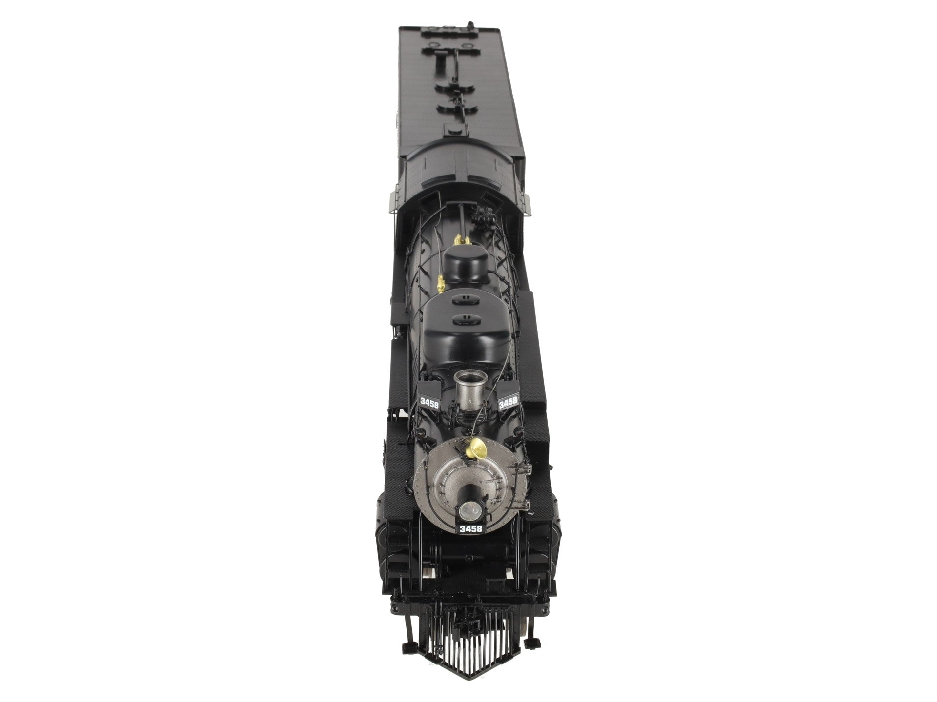 Pecos River 4010P O Brass Santa Fe 4-6-4 Steam Loco & Tender #3458 (2-Rail) FP VG/Box