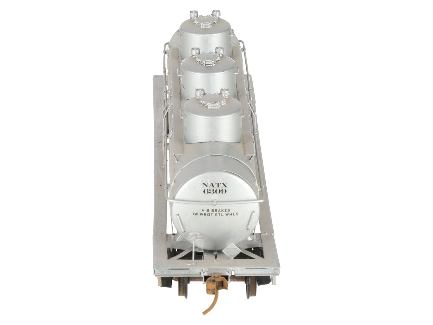 O Scale Brass Ambrose Wine 3-Dome Tank Car #6309 (2-Rail) - Painted