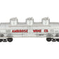 O Scale Brass Ambrose Wine 3-Dome Tank Car #6309 (2-Rail) - Painted
