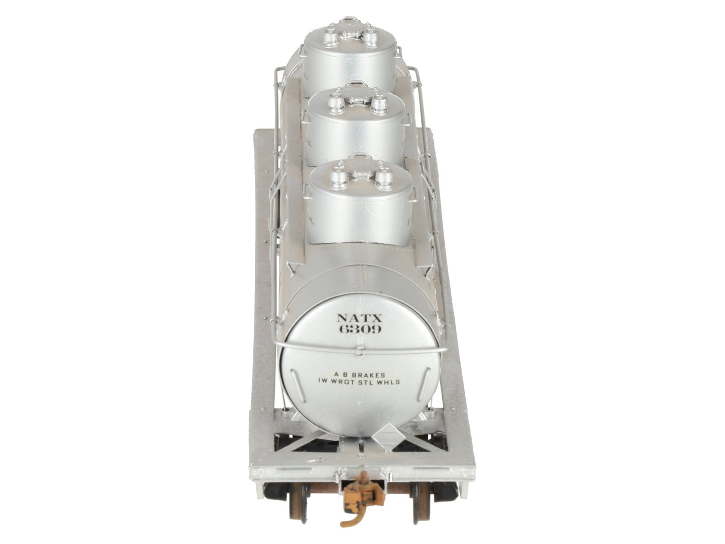 O Scale Brass Ambrose Wine 3-Dome Tank Car #6309 (2-Rail) - Painted