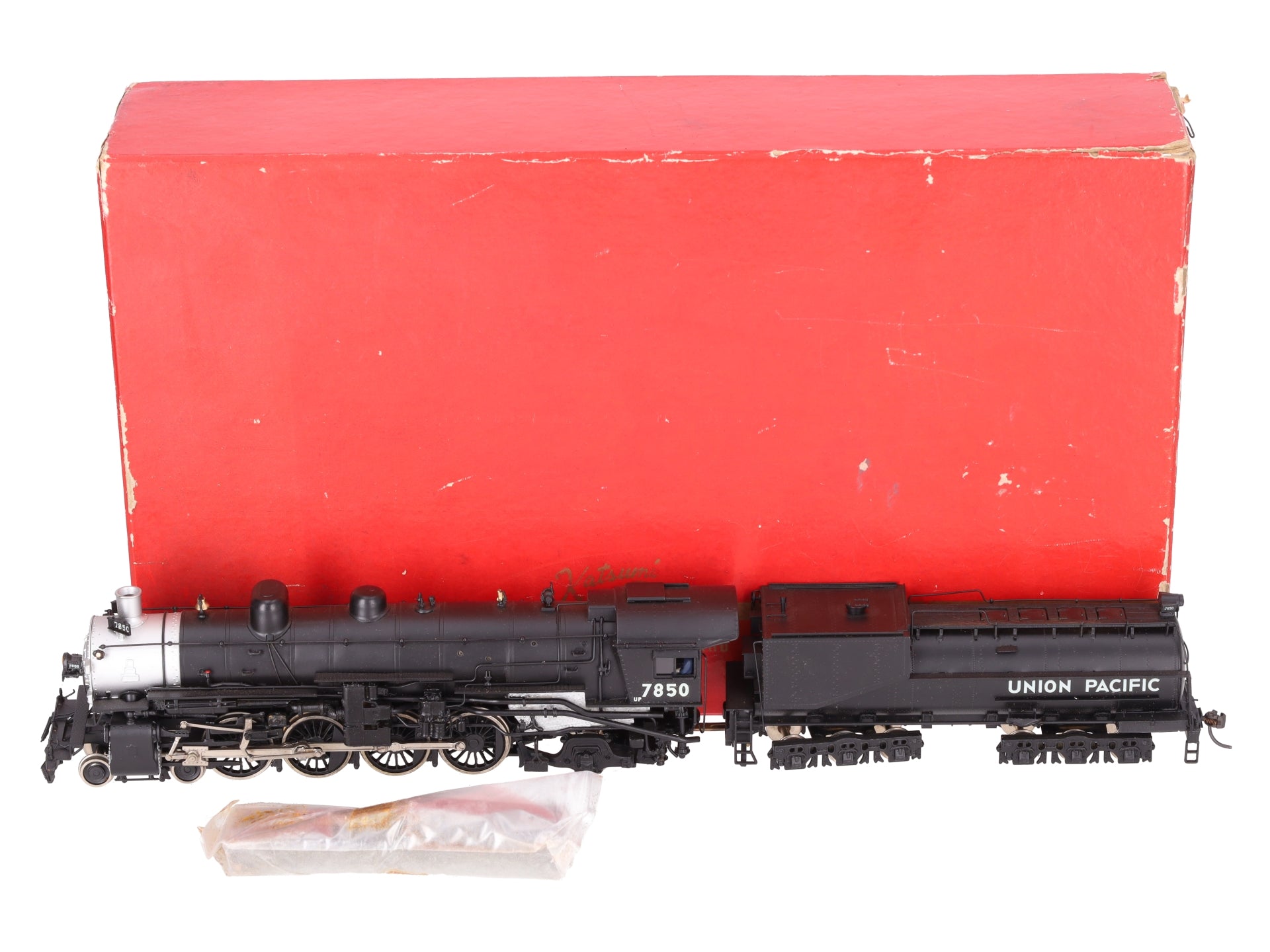 Katsumi HO BRASS Union Pacific 7000 4-8-2 Steam Locomotive & Tender #7850-Custom/Box