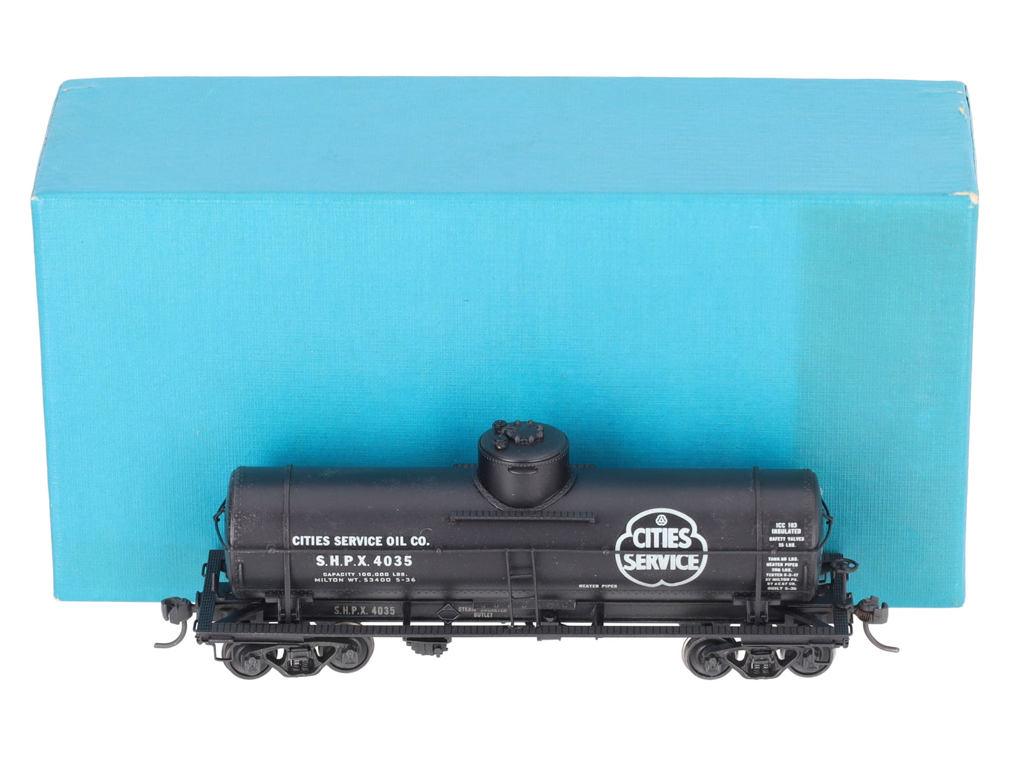 Lambert 7550 HO BRASS SHPX ICC 10,000 Gallon Type 103 Tank Car - Custom/Box