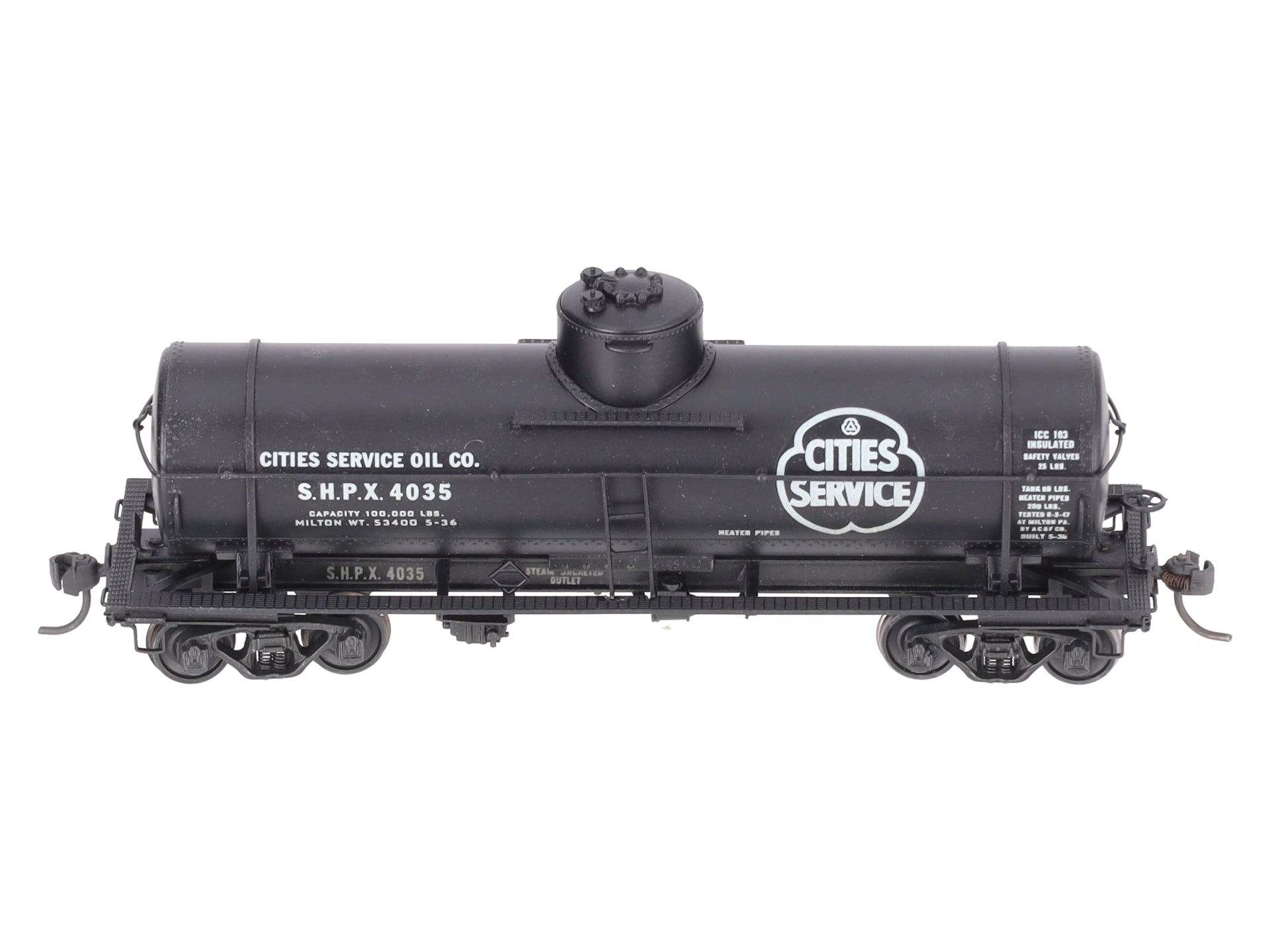 Lambert 7550 HO BRASS SHPX ICC 10,000 Gallon Type 103 Tank Car - Custom/Box