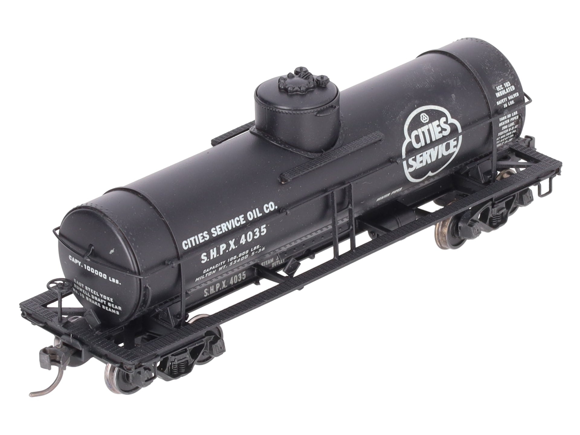 Lambert 7550 HO BRASS SHPX ICC 10,000 Gallon Type 103 Tank Car - Custom/Box