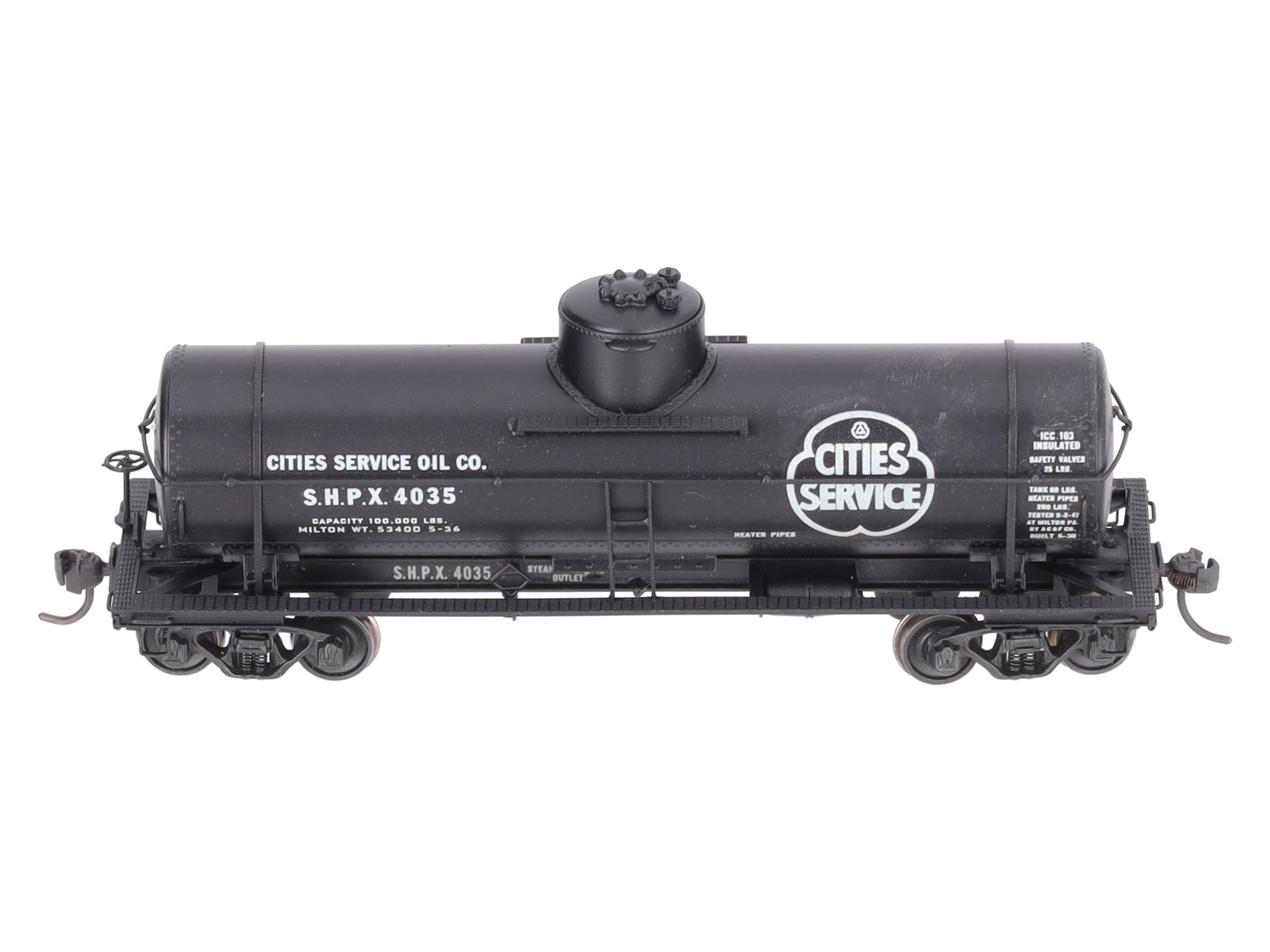Lambert 7550 HO BRASS SHPX ICC 10,000 Gallon Type 103 Tank Car - Custom/Box