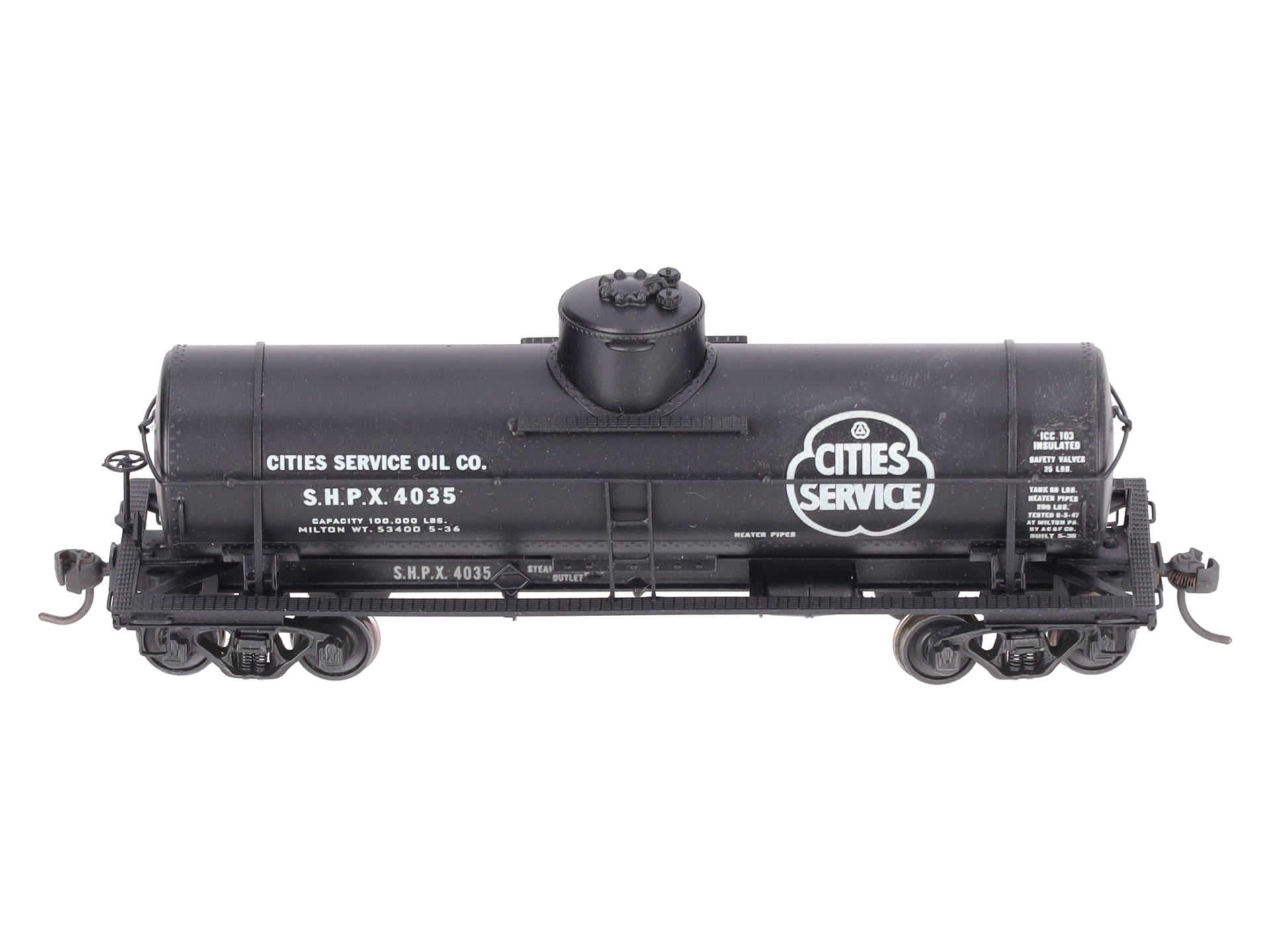 Lambert 7550 HO BRASS SHPX ICC 10,000 Gallon Type 103 Tank Car - Custom/Box