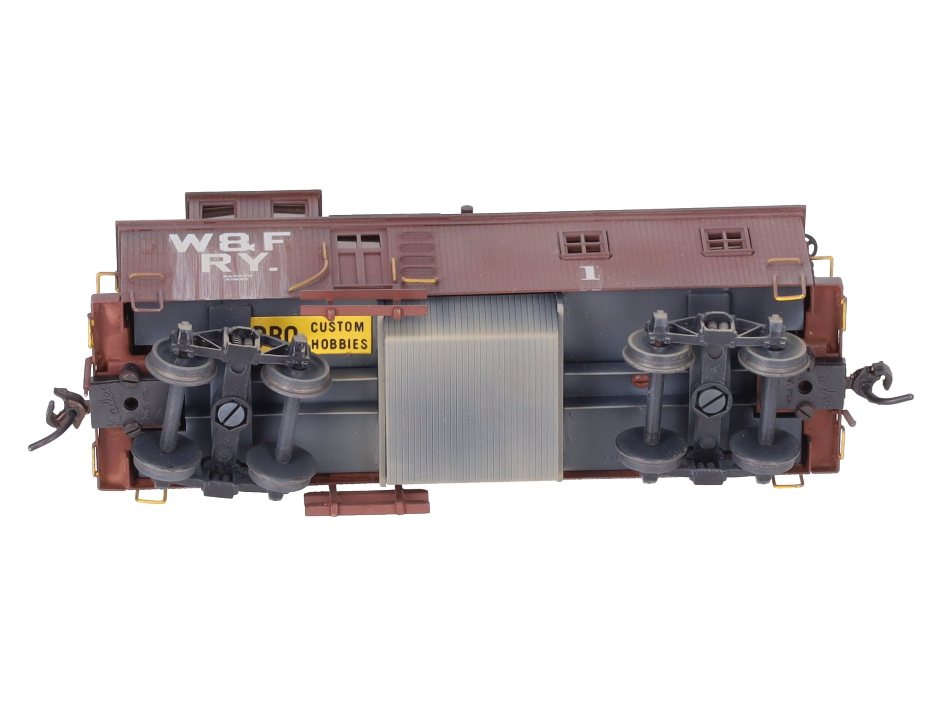 Lambert Associates HO Scale BRASS W&FRY SF Blind End Caboose #1 - Custom/Box