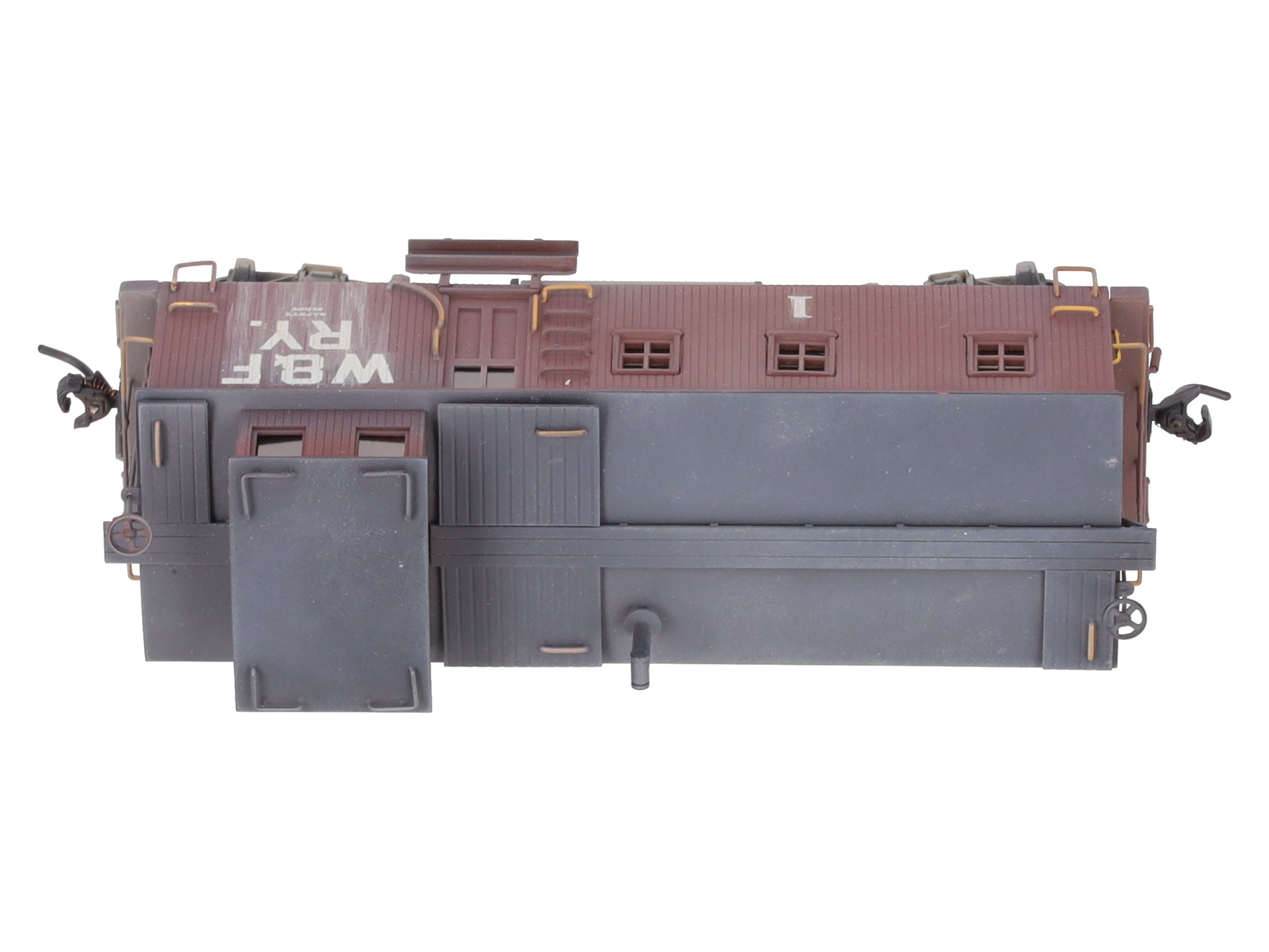 Lambert Associates HO Scale BRASS W&FRY SF Blind End Caboose #1 - Custom/Box