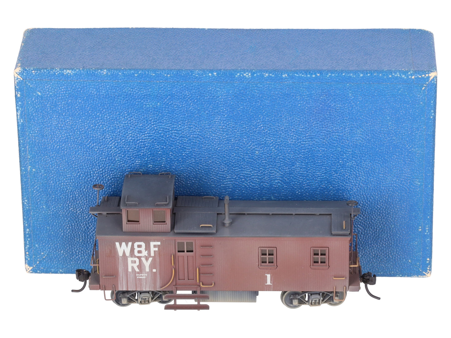 Lambert Associates HO Scale BRASS W&FRY SF Blind End Caboose #1 - Custom/Box