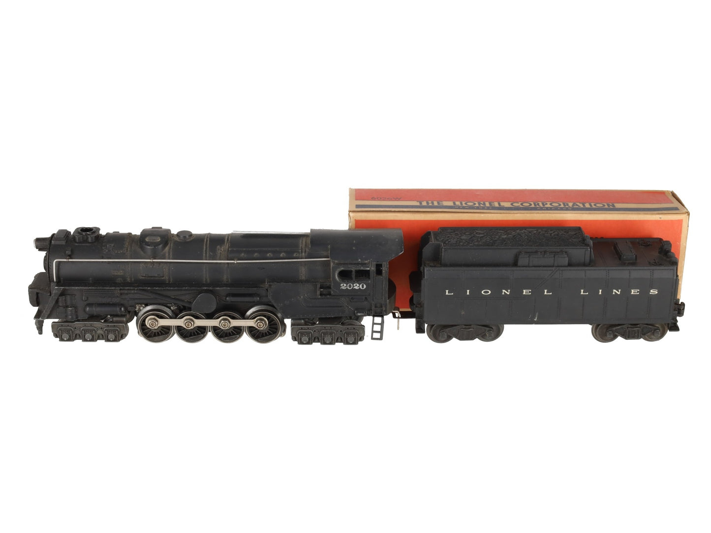 Lionel 2020 Vintage O 6-8-6 Steam Turbine Locomotive with 6026W Tender VG