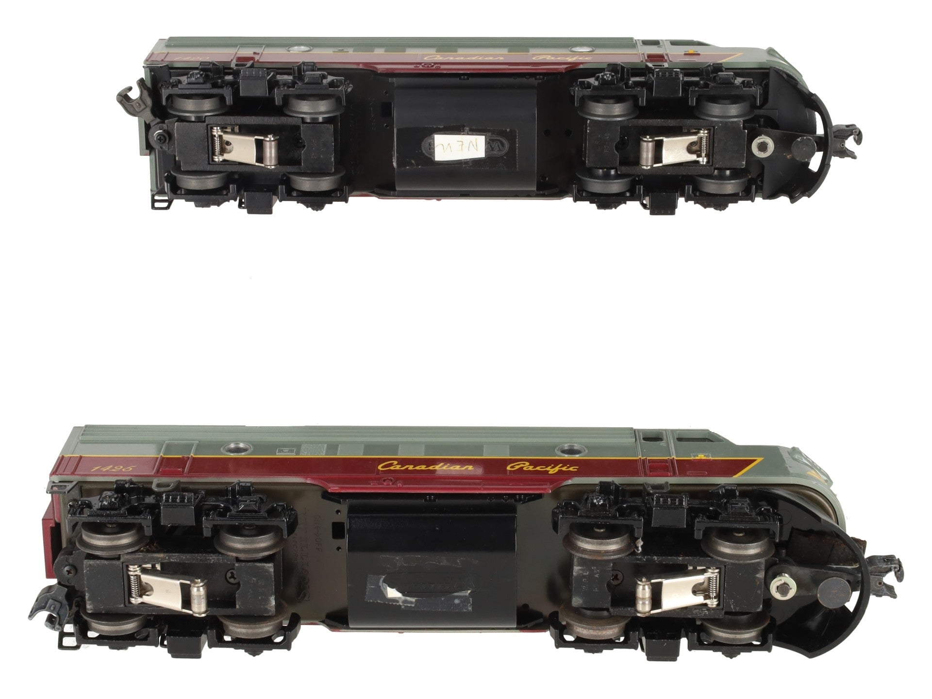 Williams O Scale Canadian Pacific F7 AA Dummy Diesel Engines #1420/1425 EX