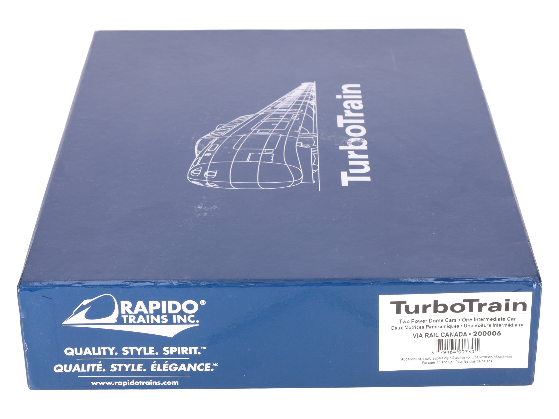 Rapido Trains 200006 HO Gauge VIA Rail Canada TurboTrain Diesel Train Set EX/Box