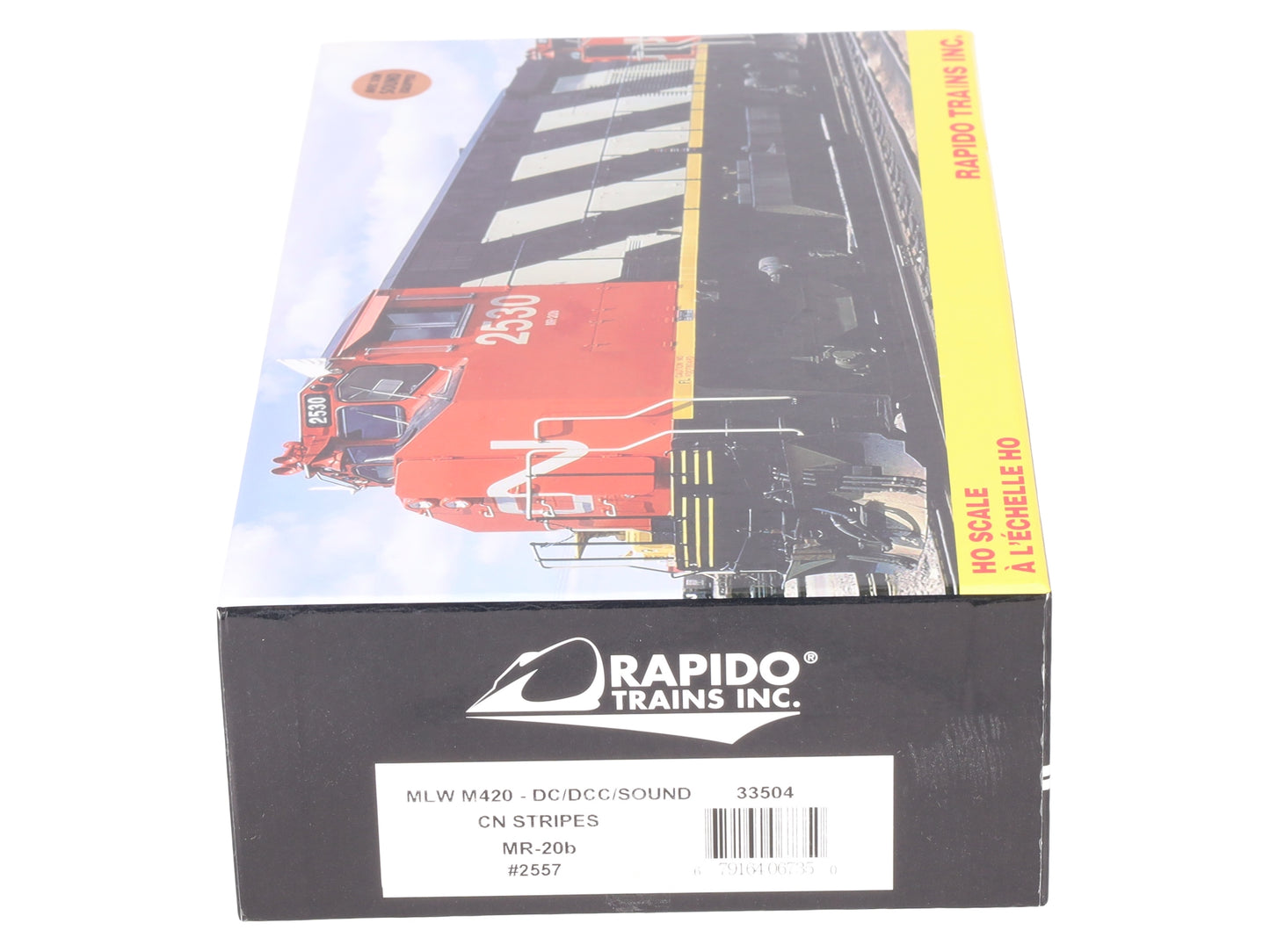 Rapido Trains 33504 HO Canadian M420 Diesel Locomotive #2557 with Sound EX/Box