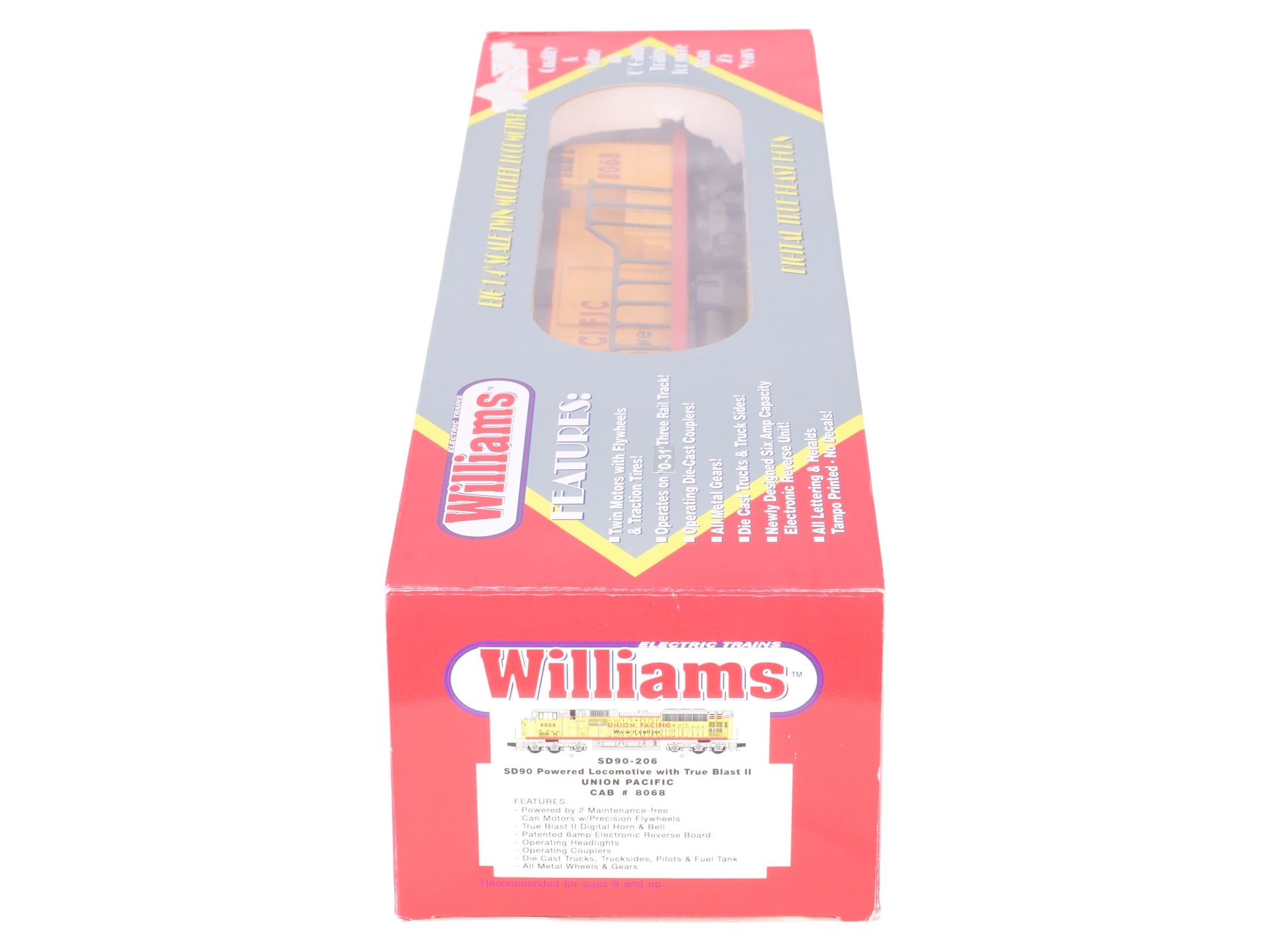 Williams SD90-206 O Gauge Union Pacific Powered Diesel Locomotive #8068 EX/Box