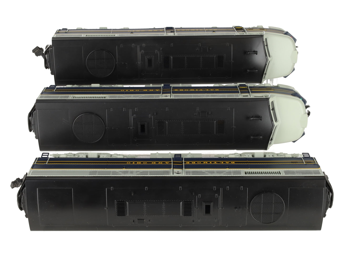 MTH 20-2239-1 O Gauge B&O FA-2 ABA Diesel Engine Set w/PS2 #833A/833X/835A LN/Box
