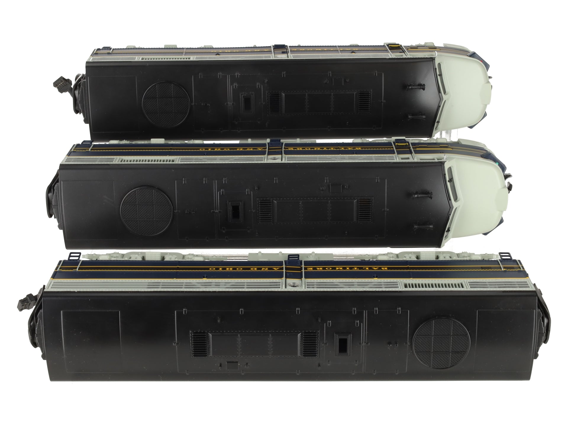 MTH 20-2239-1 O Gauge B&O FA-2 ABA Diesel Engine Set w/PS2 #833A/833X/835A LN/Box