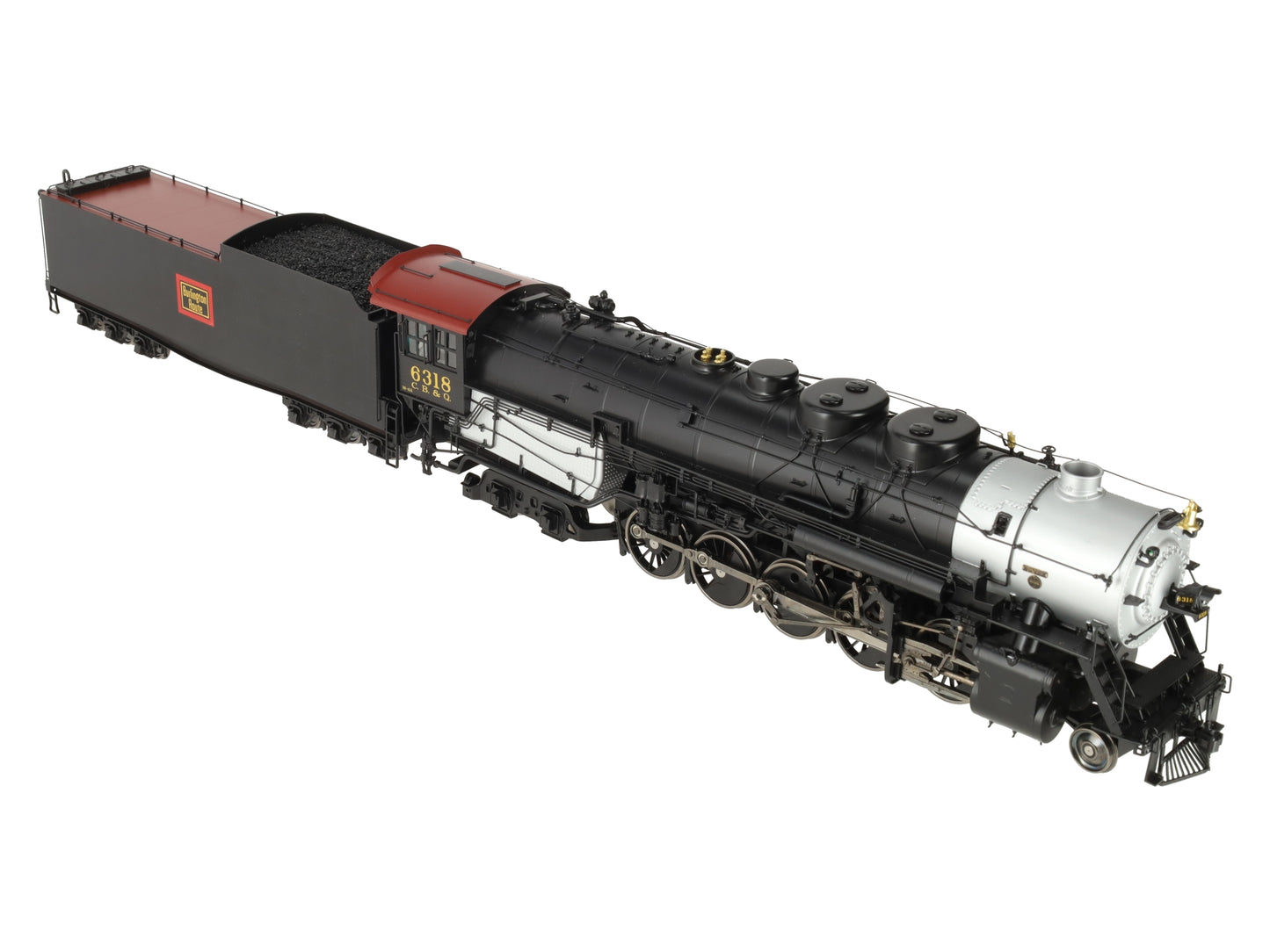 Sunset Models O Scale 2-Rail Brass CB&Q Colorado Class 2-10-4 - Elesco #6318 LN/Box