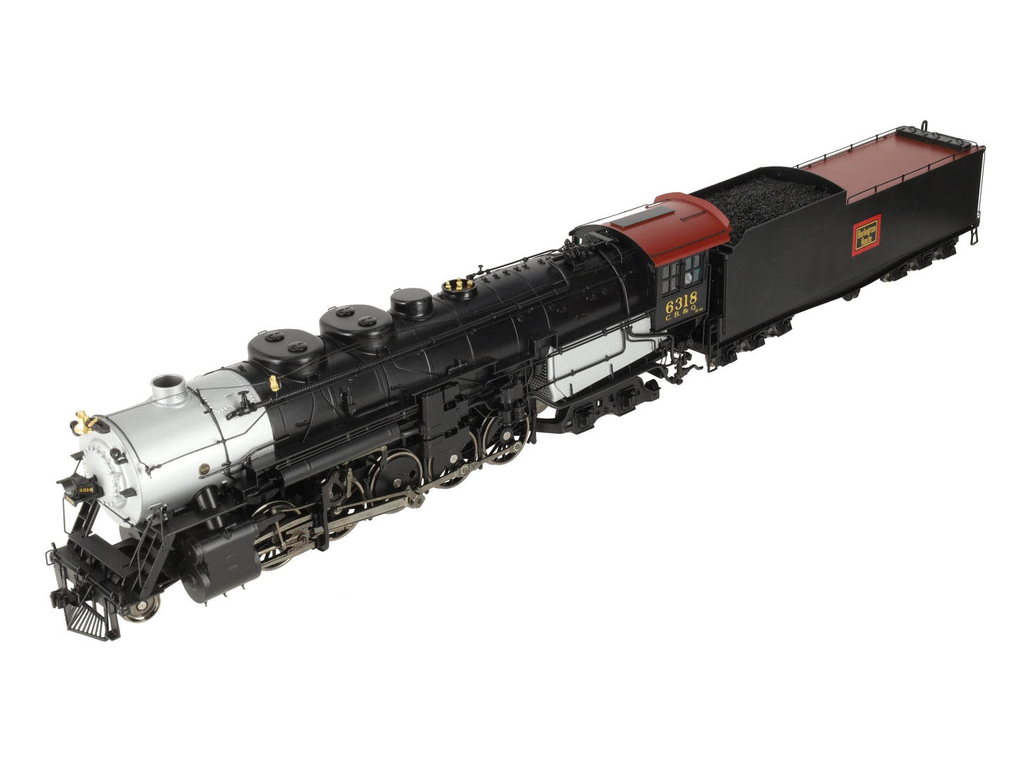 Sunset Models O Scale 2-Rail Brass CB&Q Colorado Class 2-10-4 - Elesco #6318 LN/Box