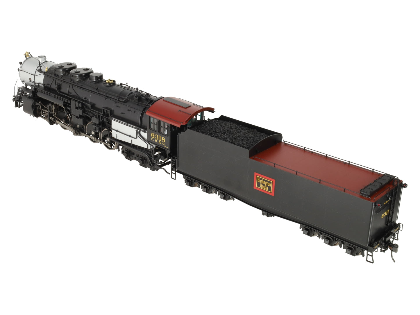 Sunset Models O Scale 2-Rail Brass CB&Q Colorado Class 2-10-4 - Elesco #6318 LN/Box