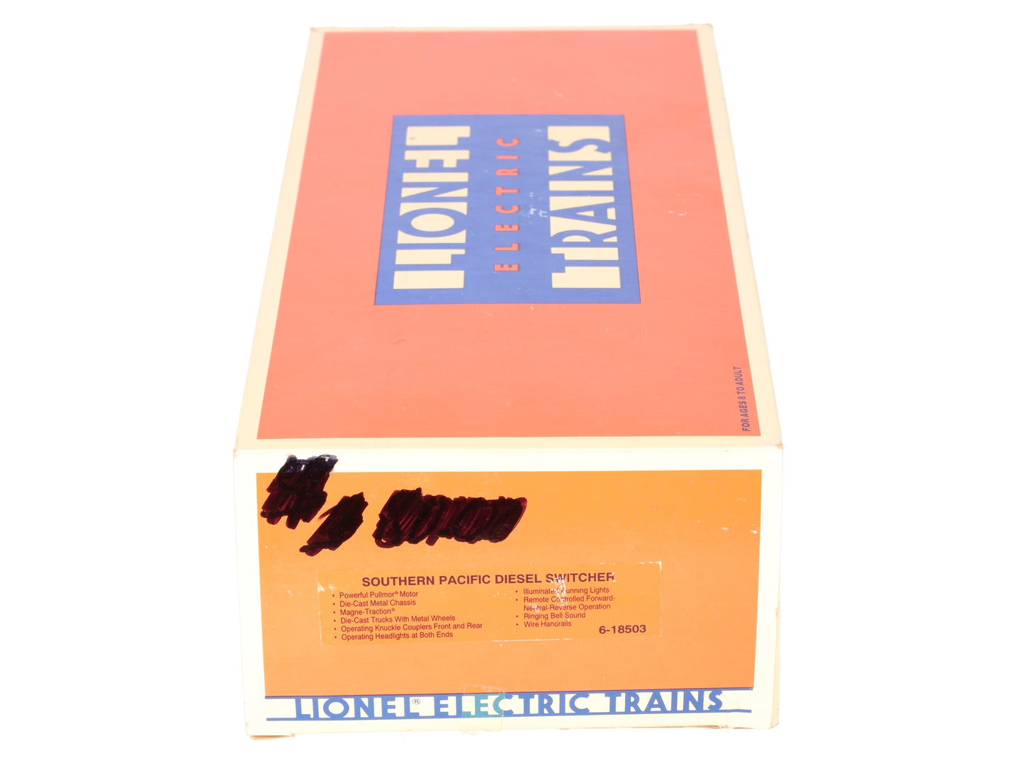 Lionel 6-18503 O Gauge Southern Pacific Diesel Switcher #8503 VG/Box