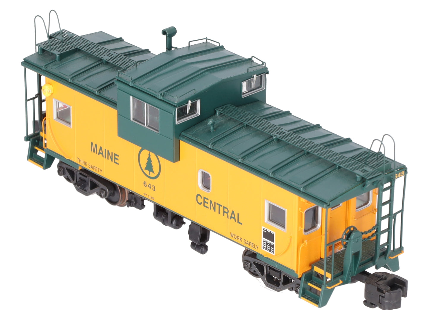 S-Helper Service 00268 S Gauge Maine Central Christmas Caboose #653 EX/Box